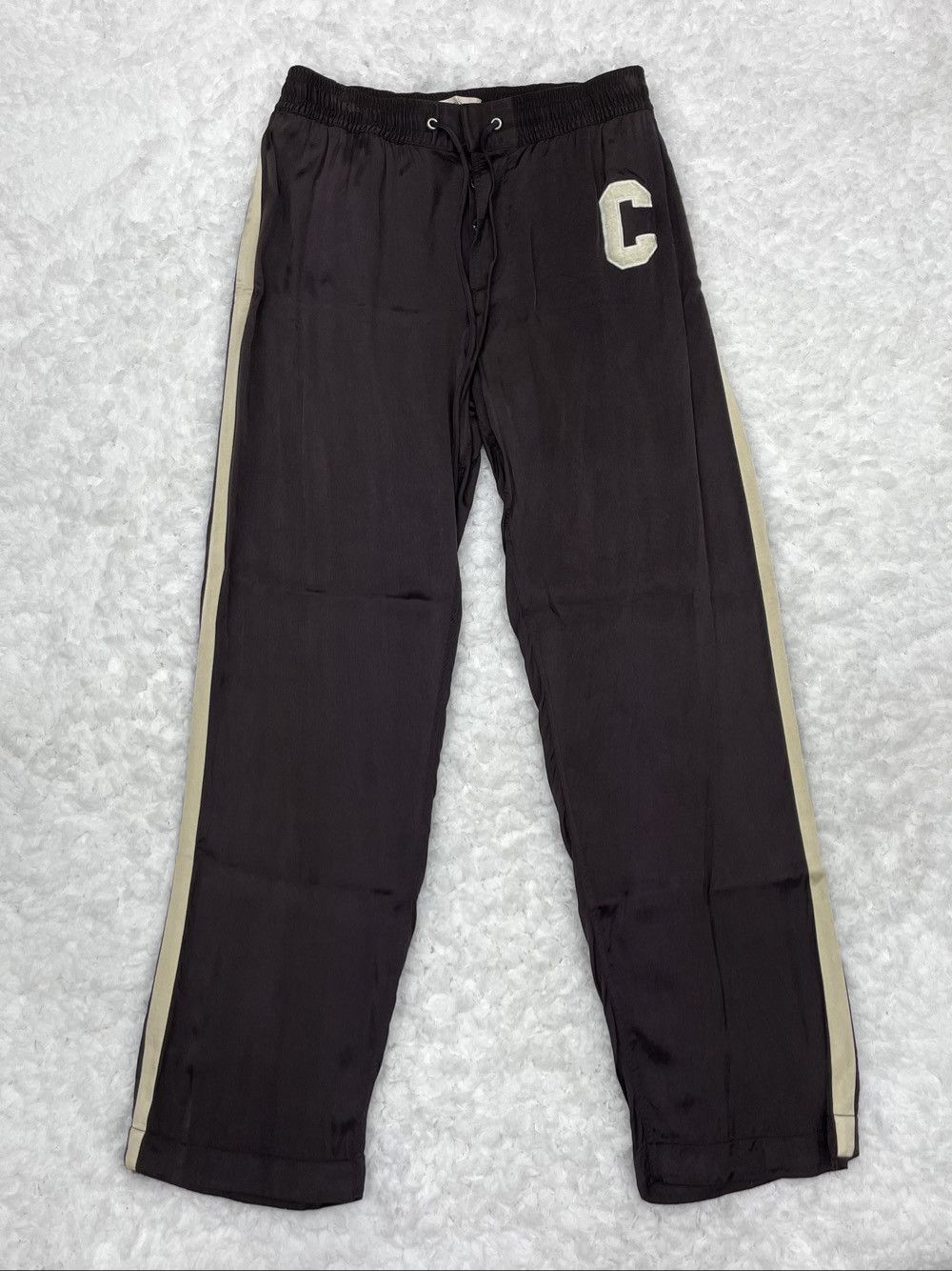 Celine Celine Viscose Logo Patch Pants Size 38 Size 27" / US 4 / IT 40 - 1 Thumbnail