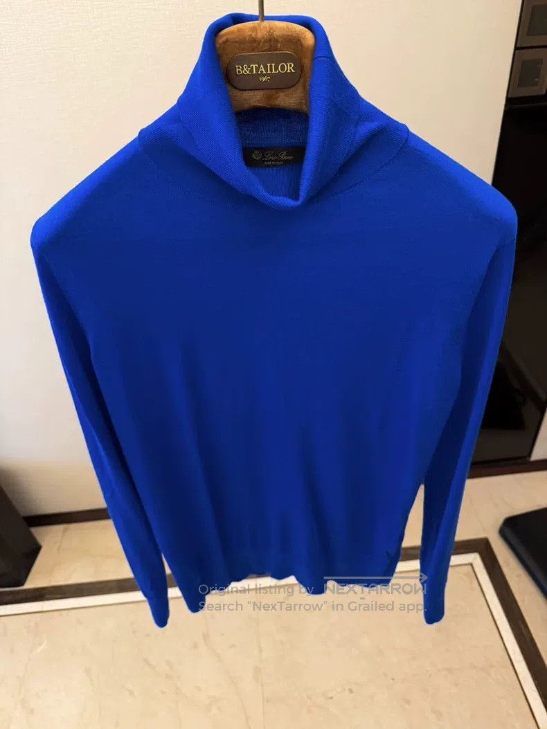 Loro Piana Loro Piana Ultra-fine wool high-neck knit sweater Size US S / EU 44-46 / 1 - 1 Thumbnail