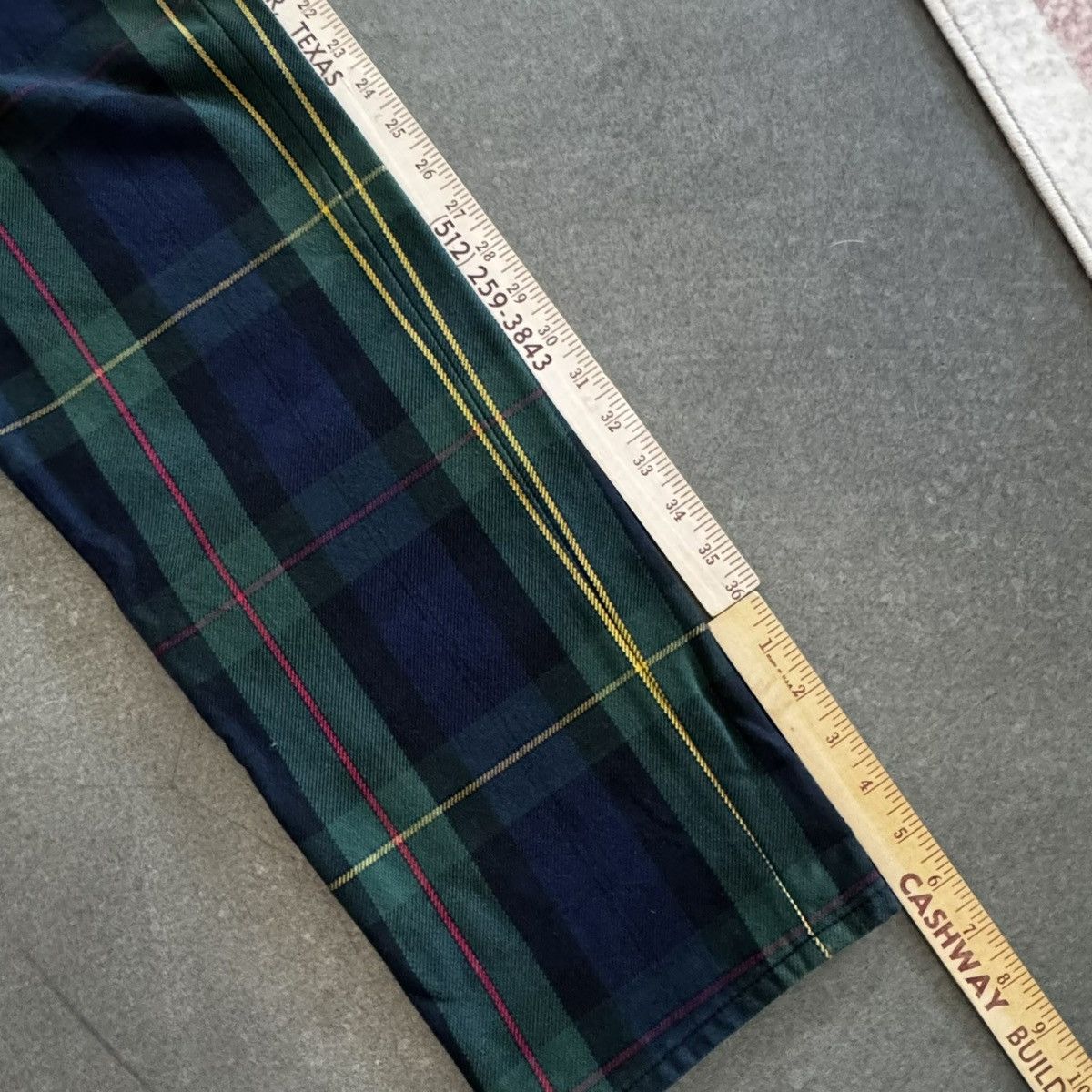 J.Crew Mens J.crew green plaid pants Size US 30 / EU 46 - 7 Thumbnail
