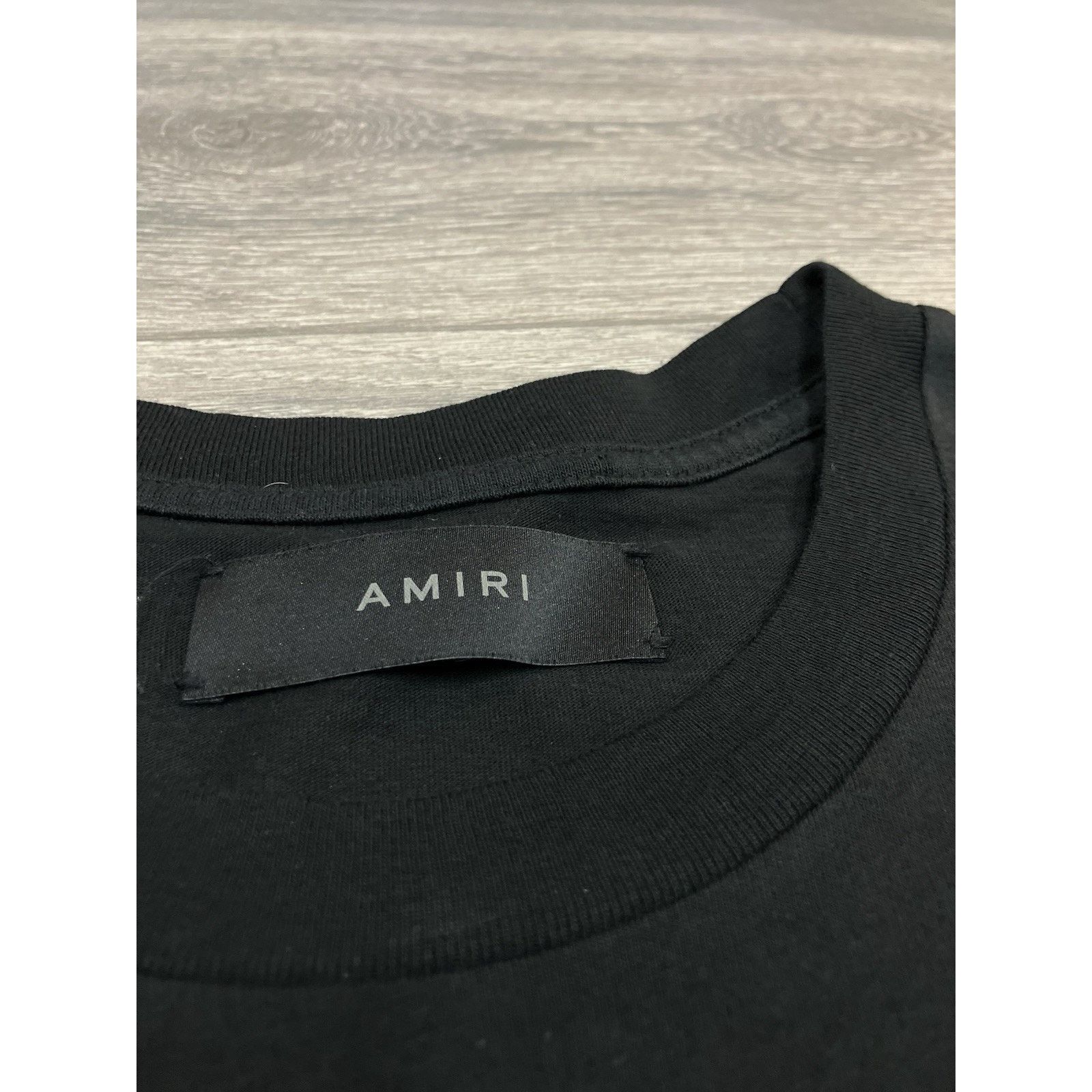 Amiri Amiri Collegiate Logo Tee ' Black ' | GOOD CONDITION! Size US S / EU 44-46 / 1 - 11 Thumbnail