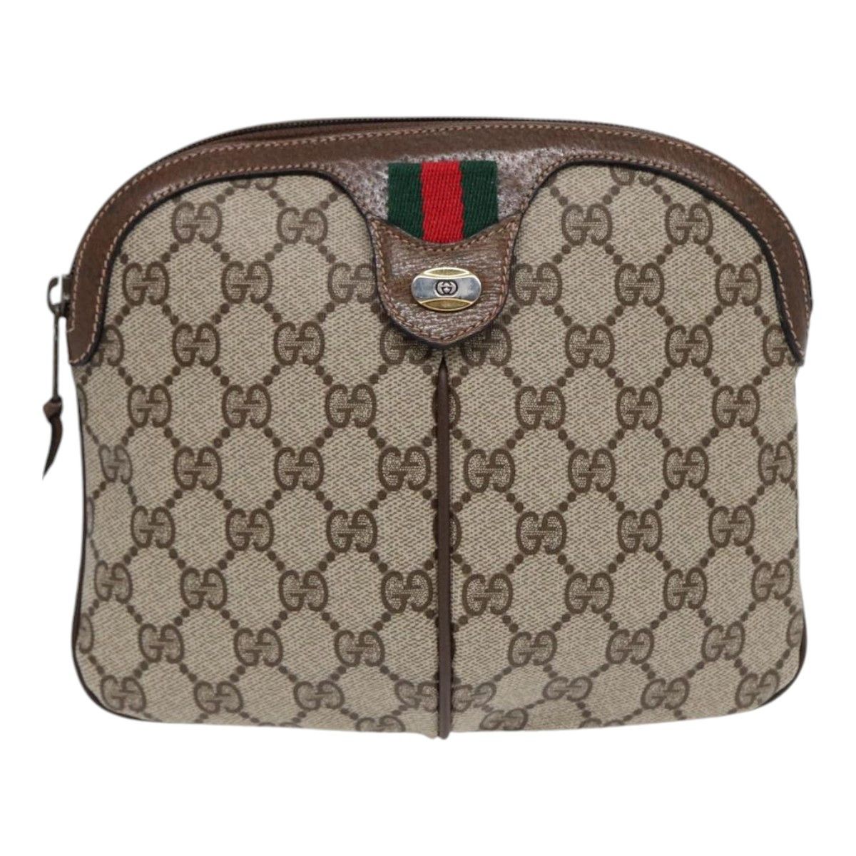 Gucci Gg Canvas Beige Canvas Shoulder Bag (Pre-Owned) Size ONE SIZE - 1 Thumbnail