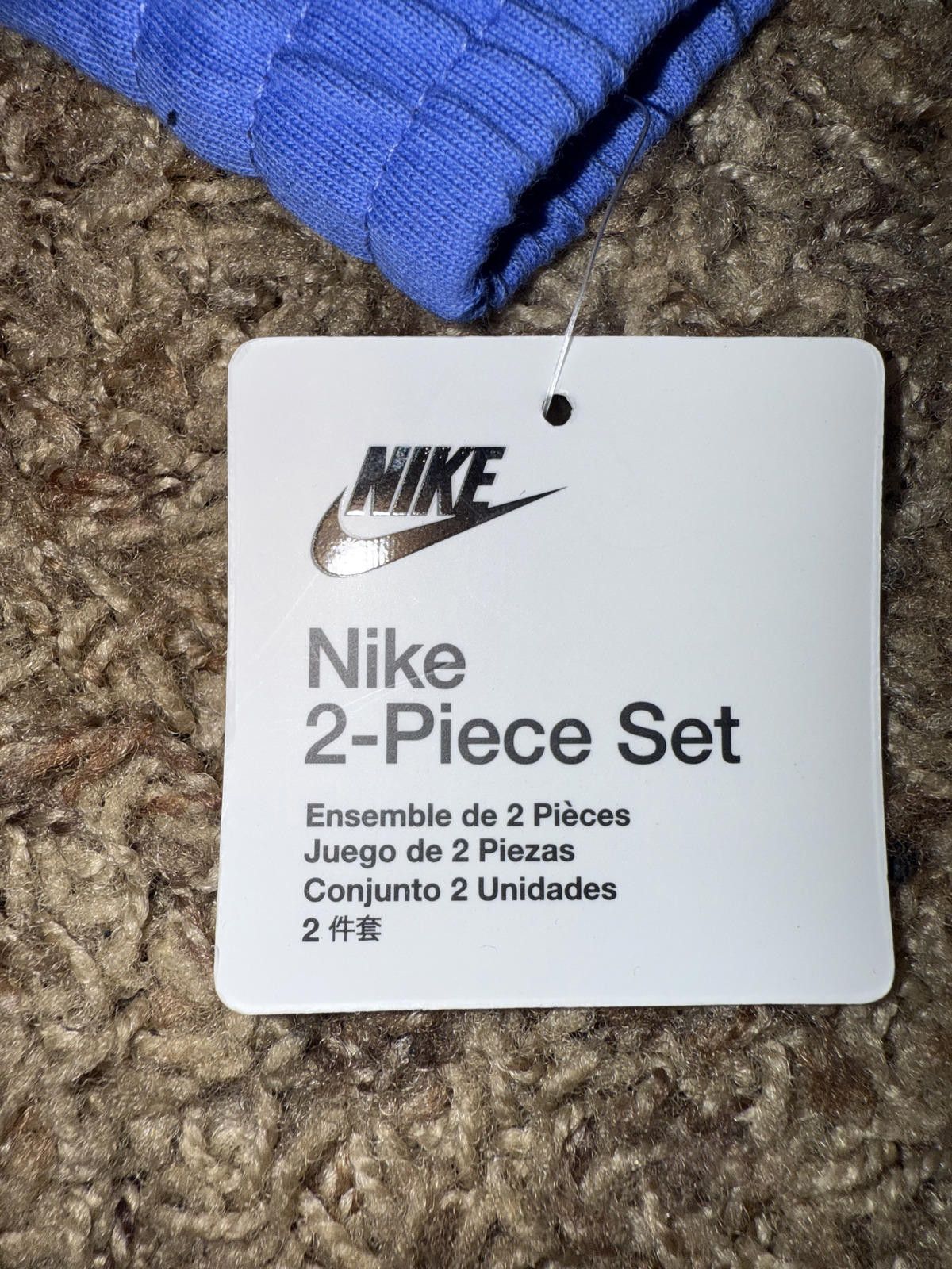 Nike Nike Big Kid’s (Boy’s) NSW Happy Blueberry Shirt & Short Set Size US 26 / EU 42 - 5 Thumbnail