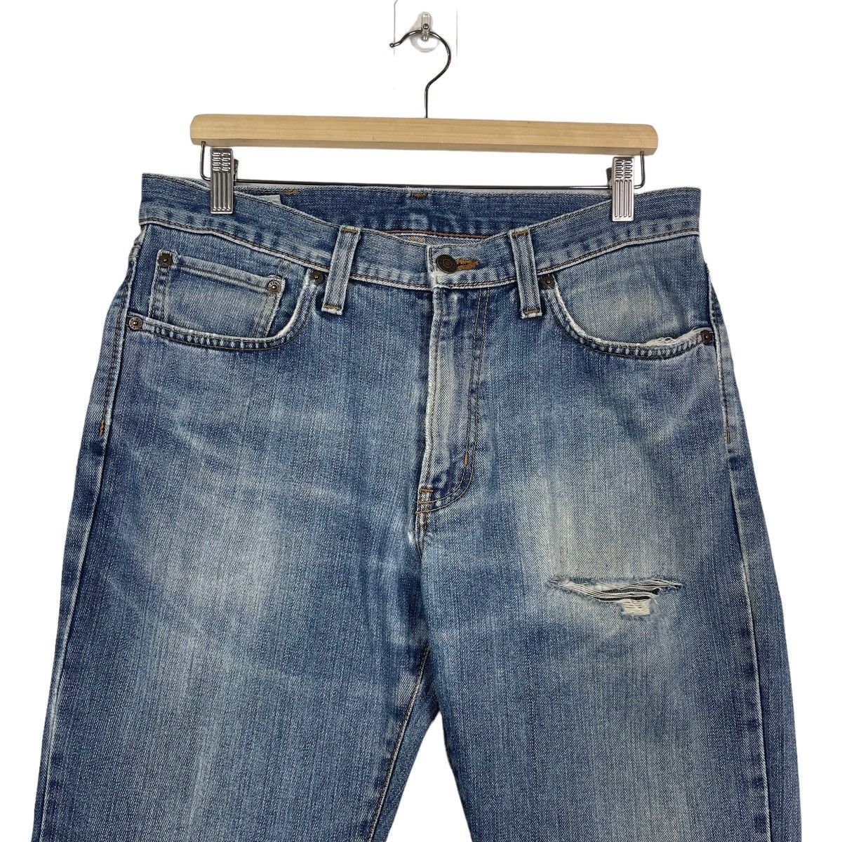 Edwin Vintage Edwin 402 Made In Japan Distressed Jeans Size US 33 - 3 Thumbnail