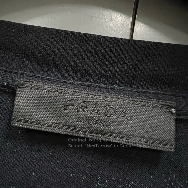 Prada Prada Black chest patch pocket round neck short sleeves Size US L / EU 52-54 / 3 - 3 Thumbnail