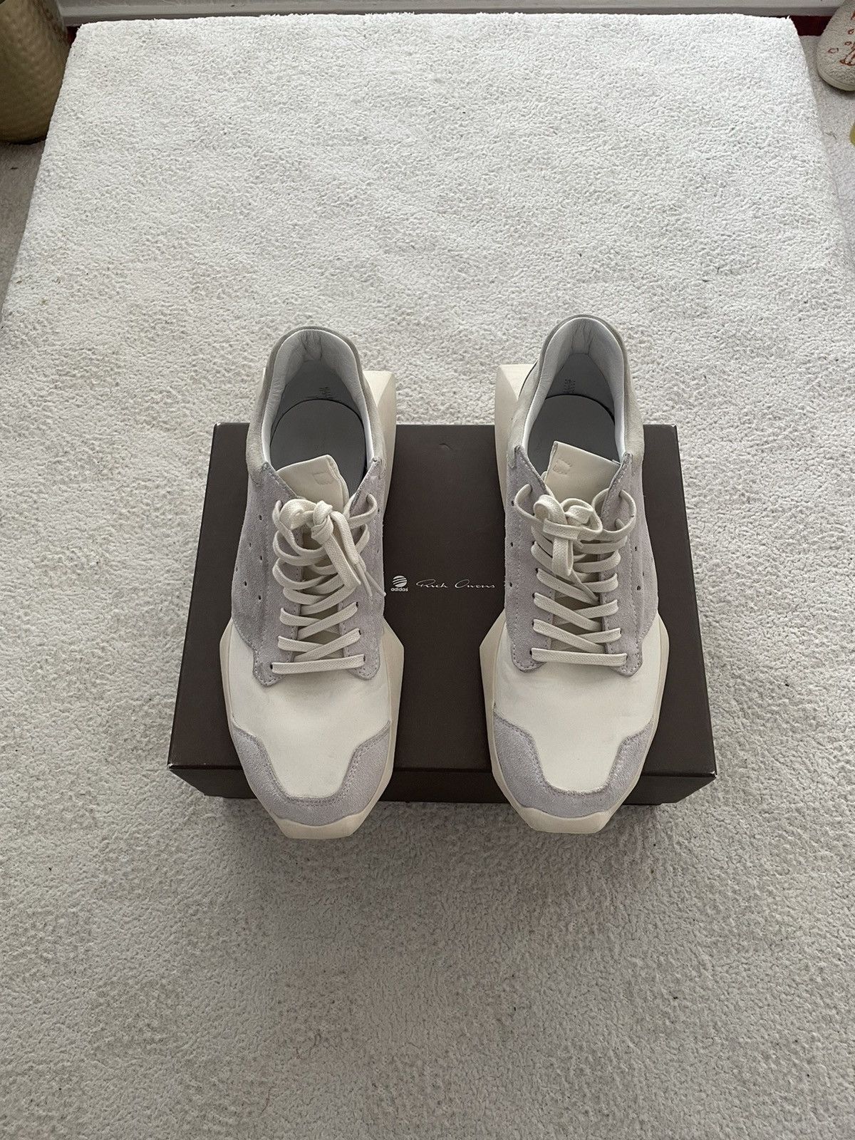 Adidas × Rick Owens × Rick Owens Drkshdw Rick Owens x Adidas Tech Runner Size US 8 / EU 41 - 1 Thumbnail