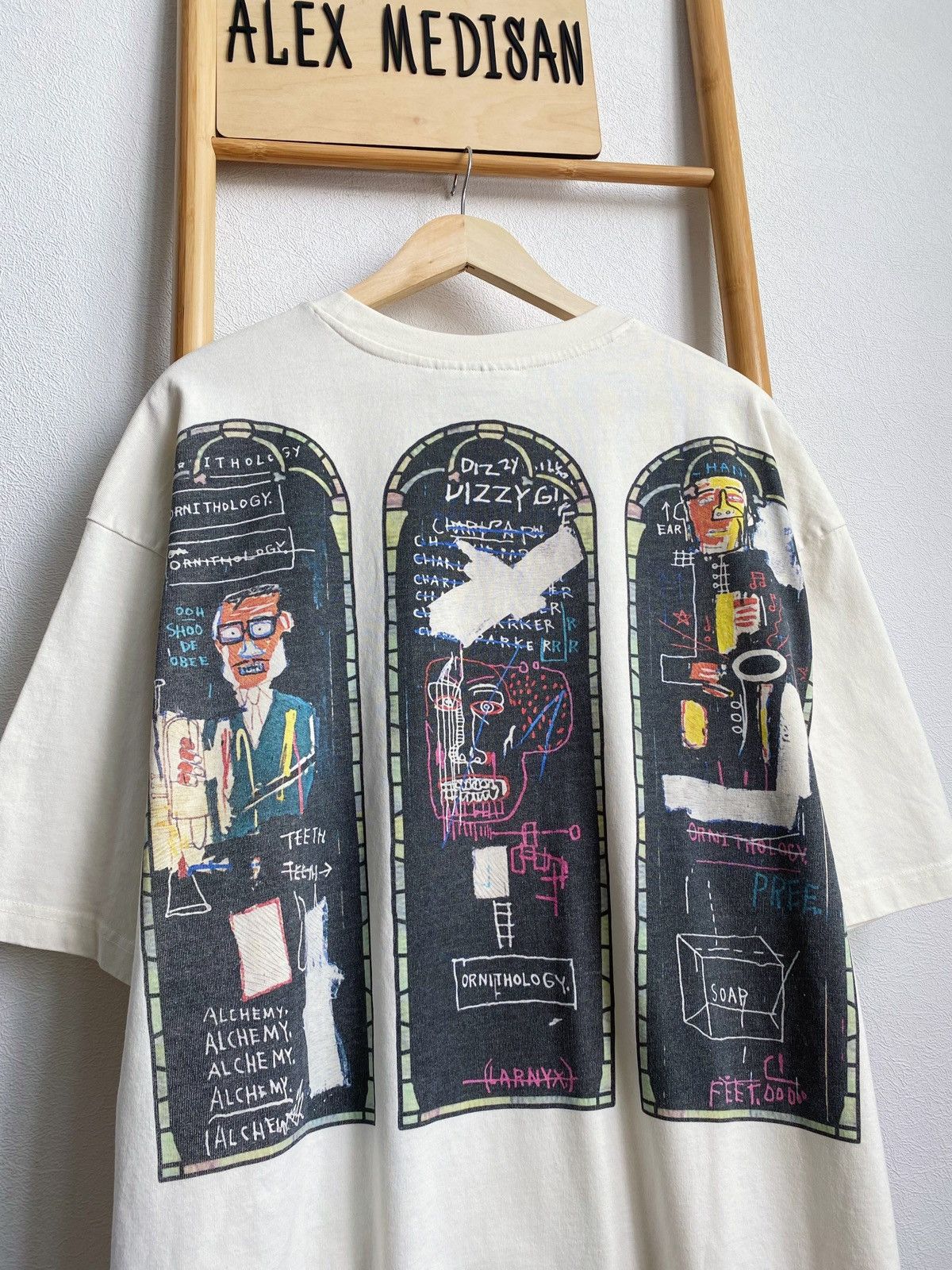H&M × Jean-Michel Basquiat × Who Decides War WHO DECIDES WAR x BASQUIAT x H&M RELAXED FIT COTTON T-SHIRT Size US XXL / EU 58 / 5 - 9 Thumbnail