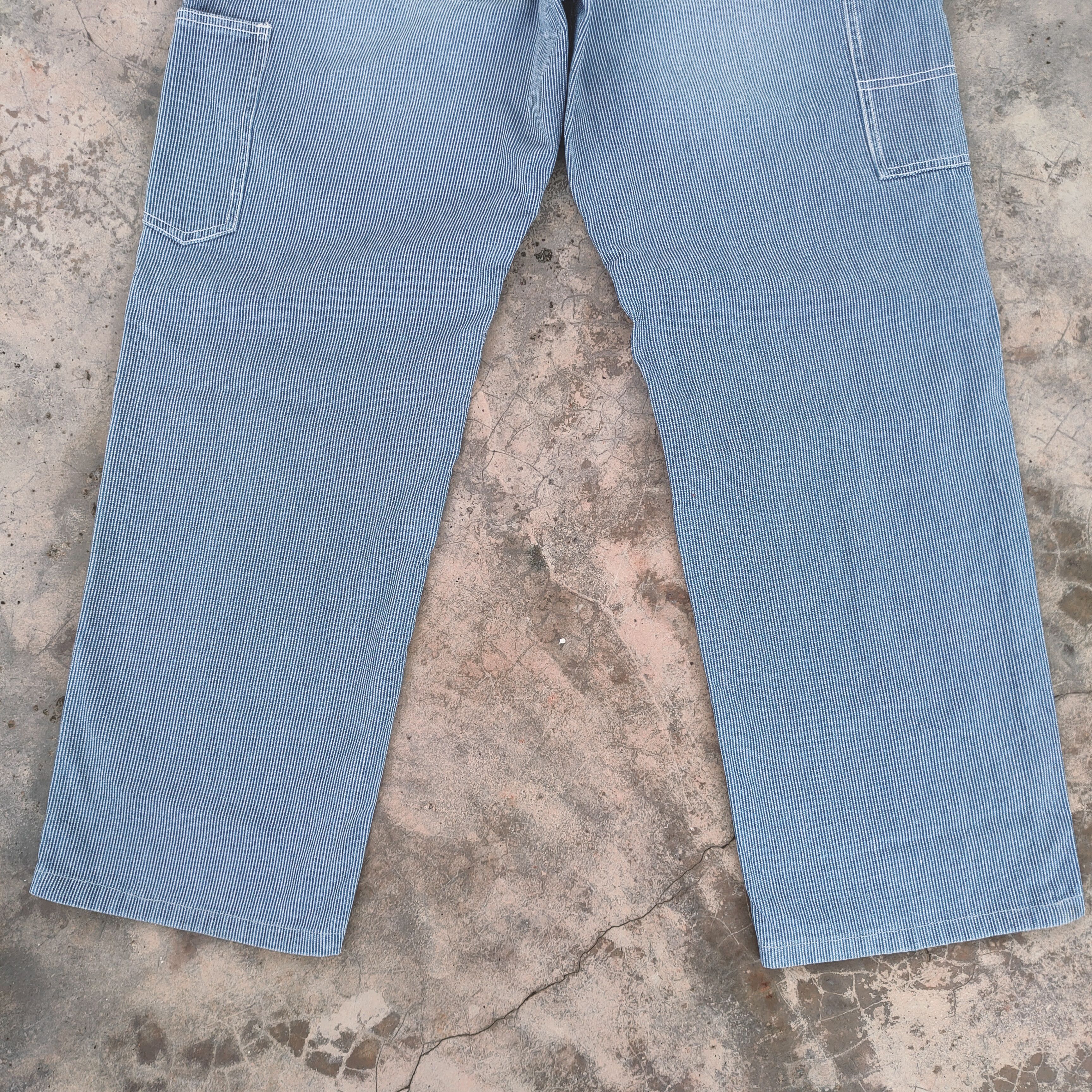 Smith's American VINTAGE SMITH AMERICAN HICKORY STRIPE CARGO PANTS Size US 30 / EU 46 - 12 Thumbnail