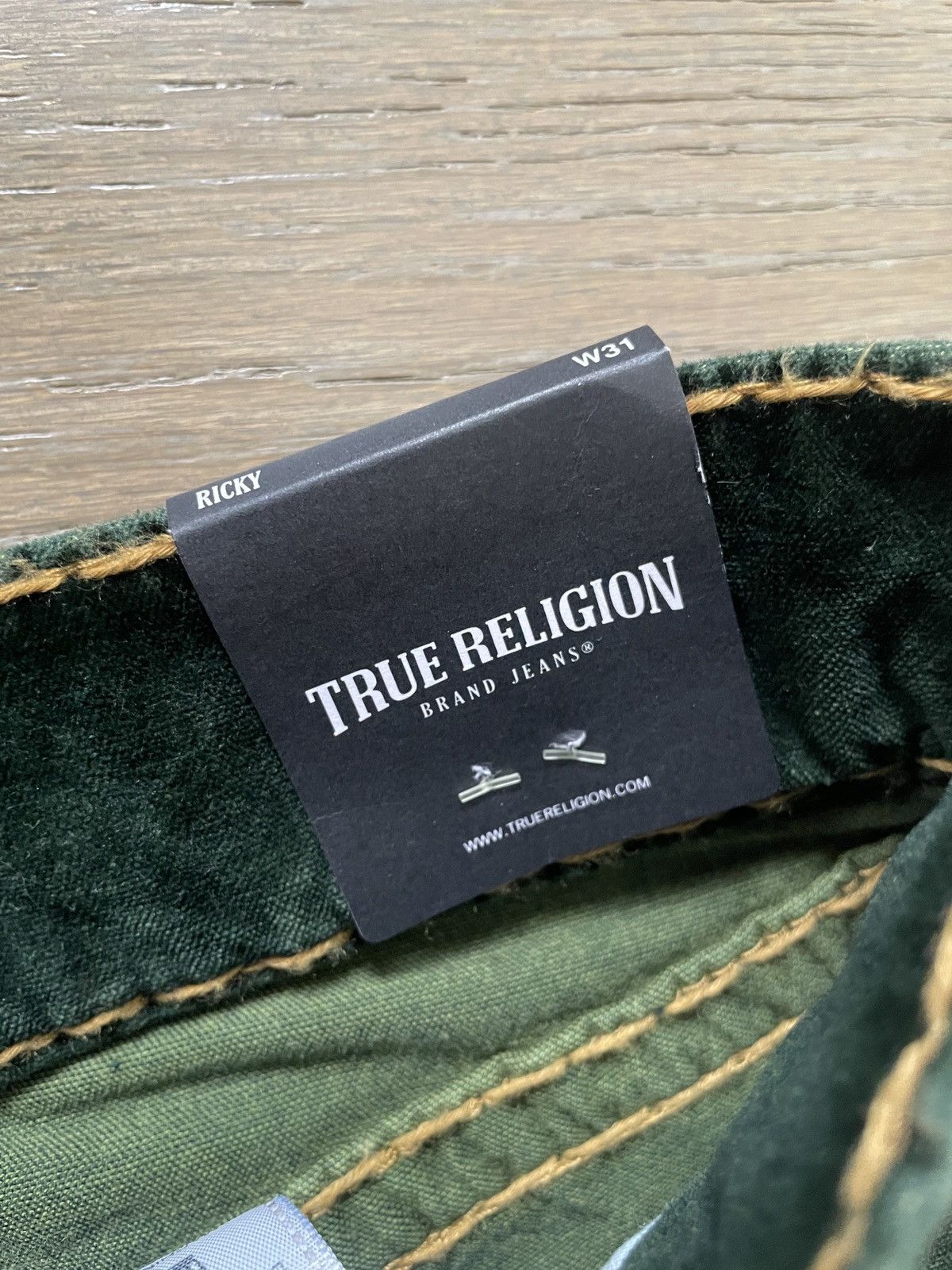 True Religion TRUE RELIGION - CONSTANTINE - RICKY RELAXED STRAIGHT Size US 31 - 16 Thumbnail