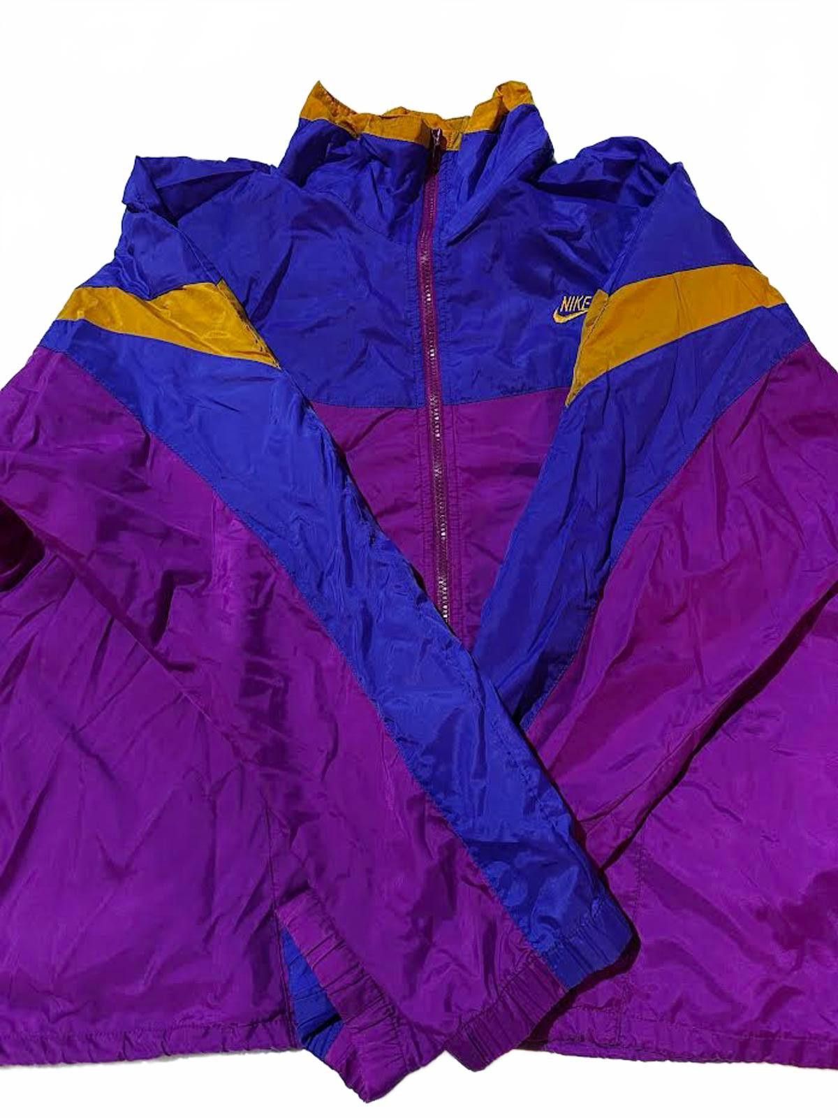 Nike Vintage Nike ACG Windbreaker Purple Blue Jacket Size US L / EU 52-54 / 3 - 2 Thumbnail