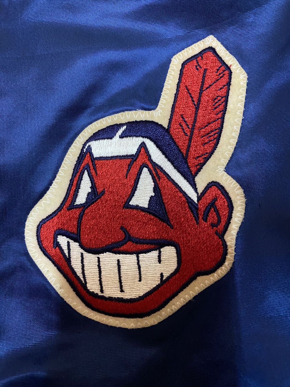 Starter Vintage starter cleveland indians satin varsity jacket Size US M / EU 48-50 / 2 - 4 Thumbnail