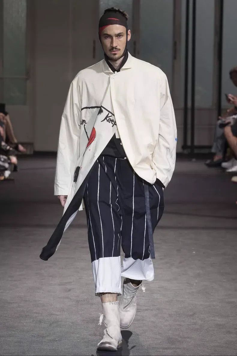 Yohji Yamamoto Yohji Yamamoto size 2 17 SS Asakura Youjia Hand-painted Pan Size US 28 / EU 44 - 7 Thumbnail