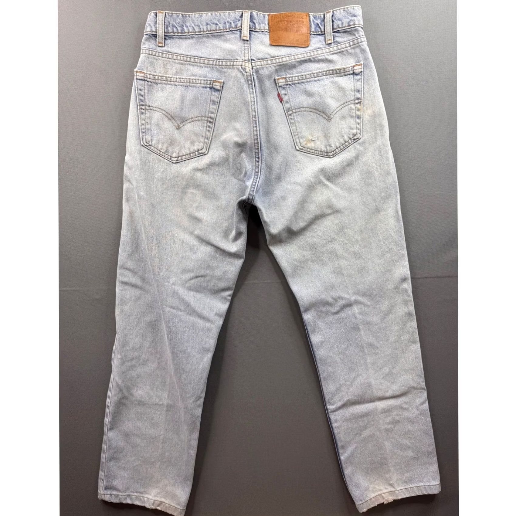 Levi's VINTAGE Levi's 505 Jeans Men 36x32 Light Wash Straight Denim 90s Vintage Style Mens Jeans Size US 36 / EU 52 - 2 Thumbnail