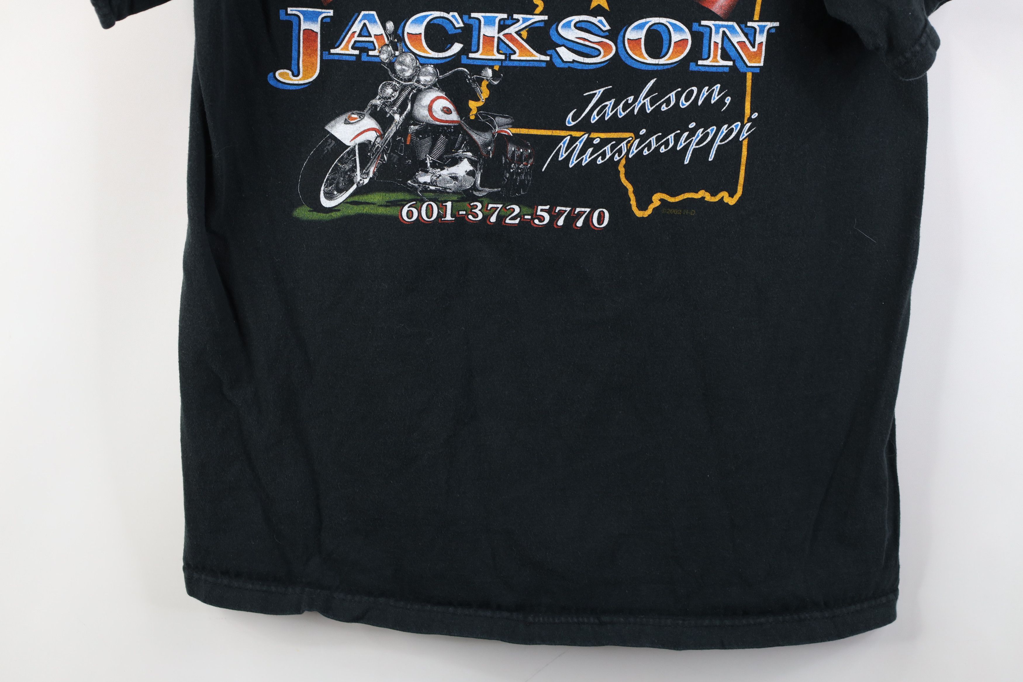 Harley Davidson Vintage Y2K 2005 Harley Davidson Eagle T-Shirt Black USA Size US M / EU 48-50 / 2 - 13 Thumbnail