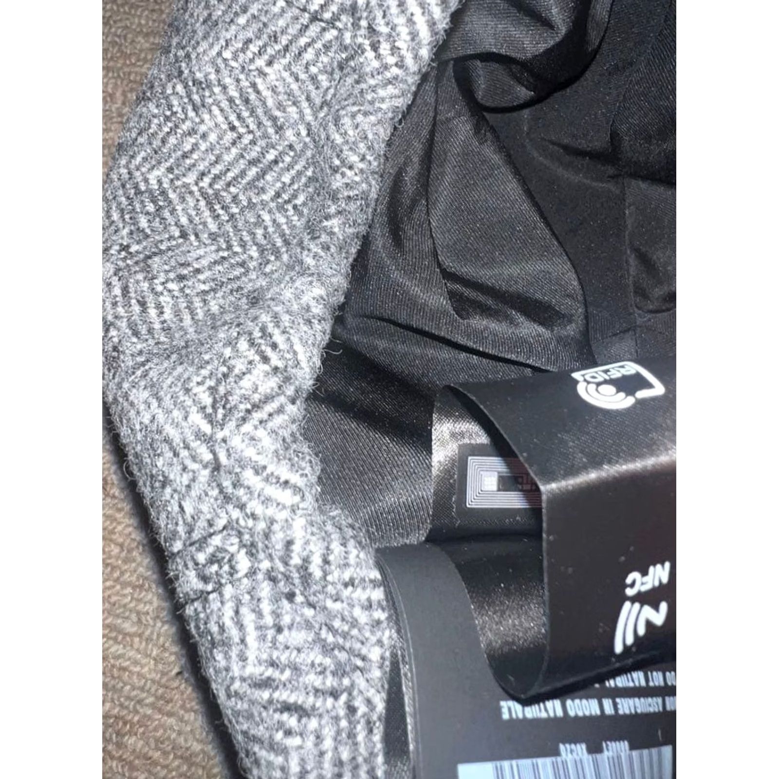 Miu Miu Miu Hat Womens S Gray 5HC075 Beret Size Women Used Good Japan Size ONE SIZE - 3 Thumbnail