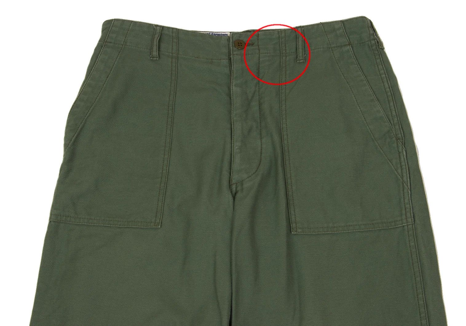 Engineered Garments Double Stitch Military Pants in Green, Size M Size US 34 / EU 50 - 2 Thumbnail
