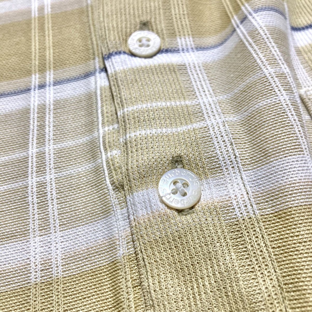 Burberry 1990s Vintage Burberrys Nova Check Pocket Polo Tshirt Luxury Size US L / EU 52-54 / 3 - 11 Thumbnail