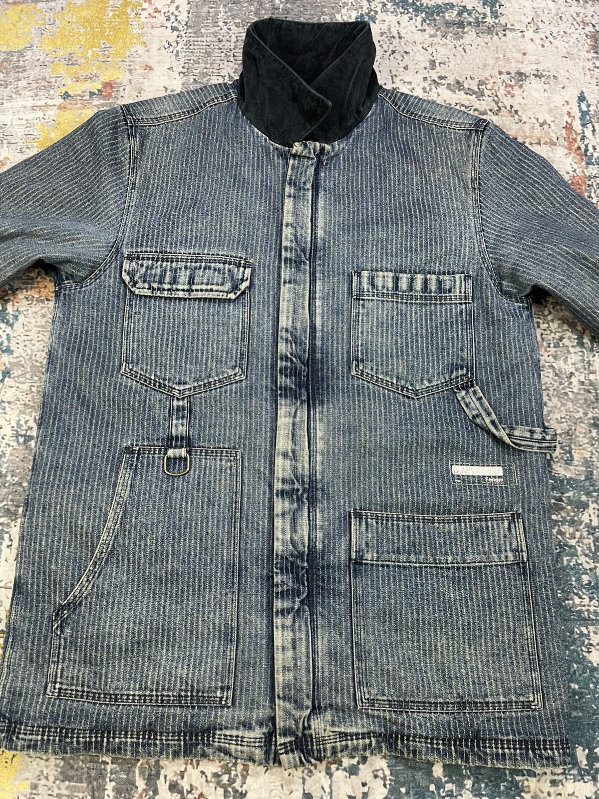 Fragment Design × Levi's Levi’s Fenom x Fragment Design Pinstriped Denim Jacket Size US M / EU 48-50 / 2 - 8 Thumbnail