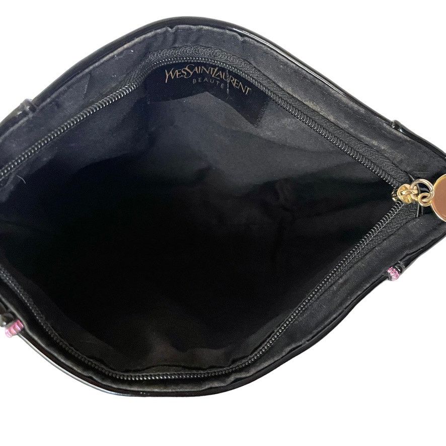 Yves Saint Laurent Yves Saint Laurent Beauté YSL Black Zip Pouch Toiletry Bag Size ONE SIZE - 4 Thumbnail