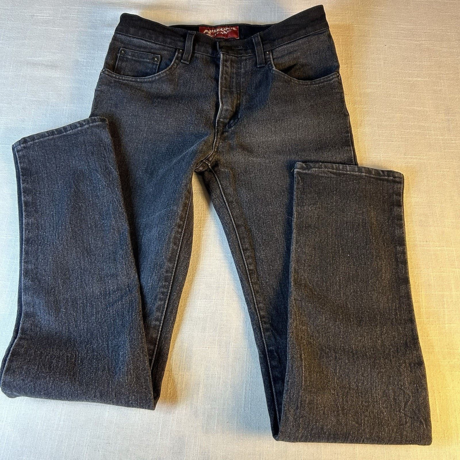 Arizona Jean Co. Arizona Slim Skinny Flex Denim 29x34 Jeans Dark Black Size US 29 - 4 Thumbnail