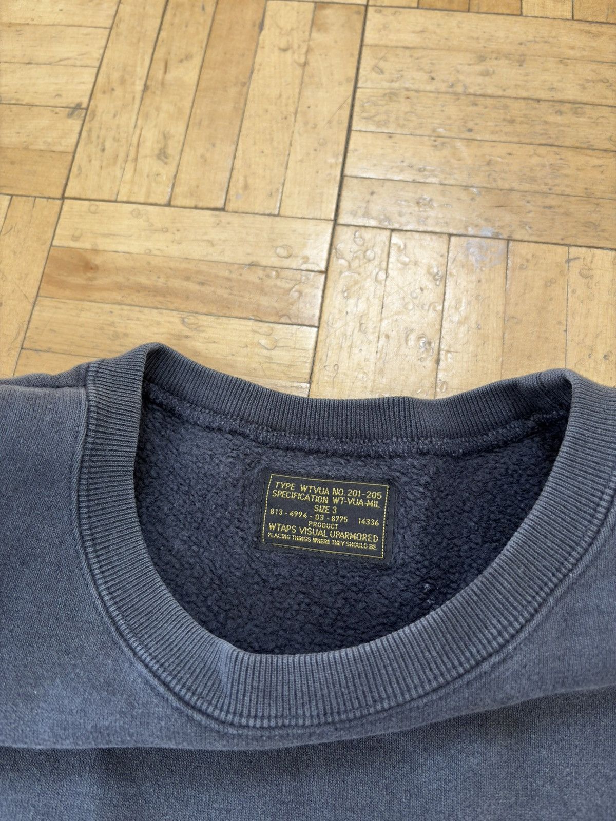 Wtaps Wtaps Made in Japan Fade Black Sweatshirt Size US M / EU 48-50 / 2 - 4 Thumbnail