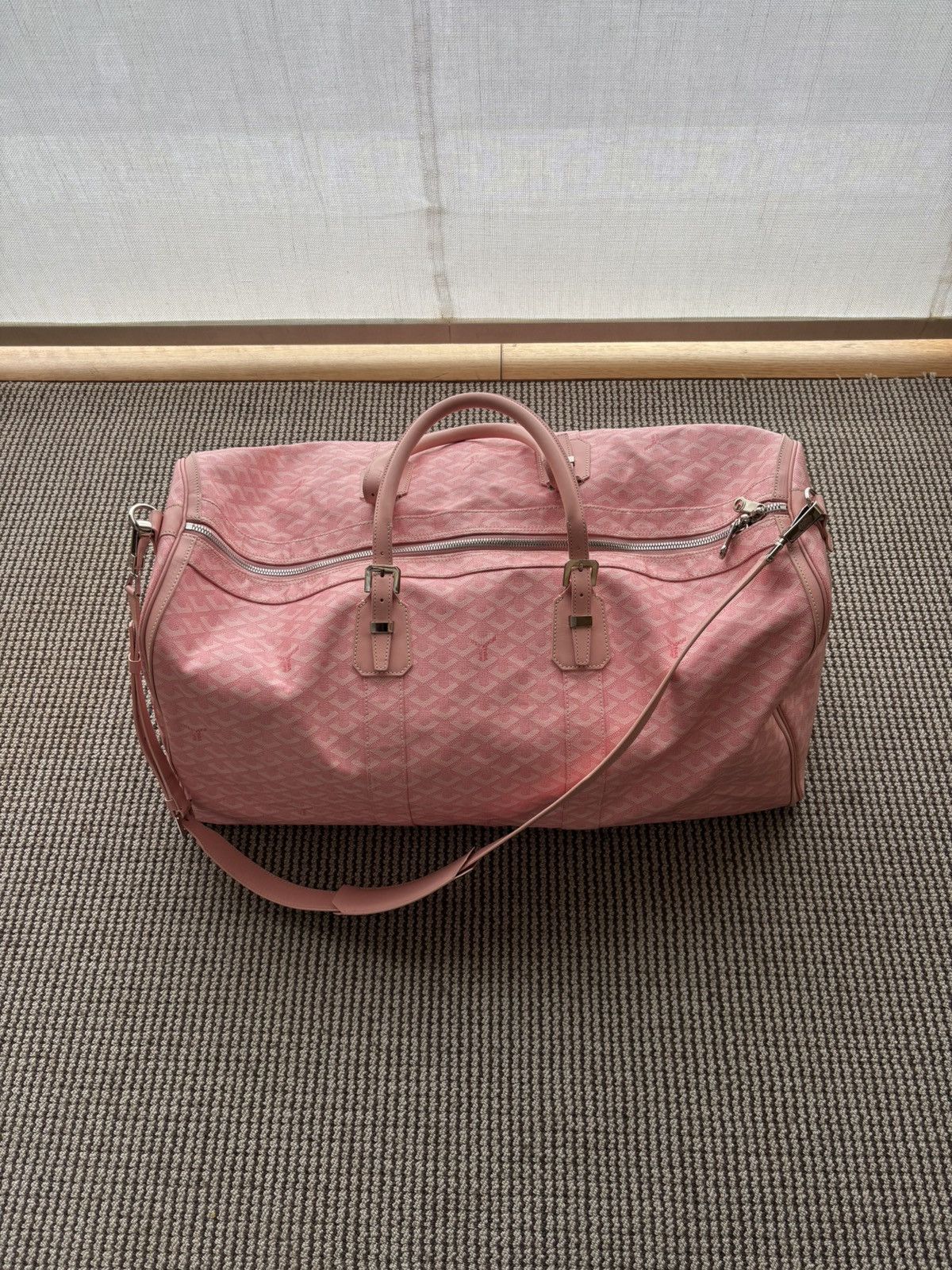 Goyard RARE!! Goyard 2008 sakura pink Croisiere 60cm Duffle Bag Size ONE SIZE - 1 Thumbnail
