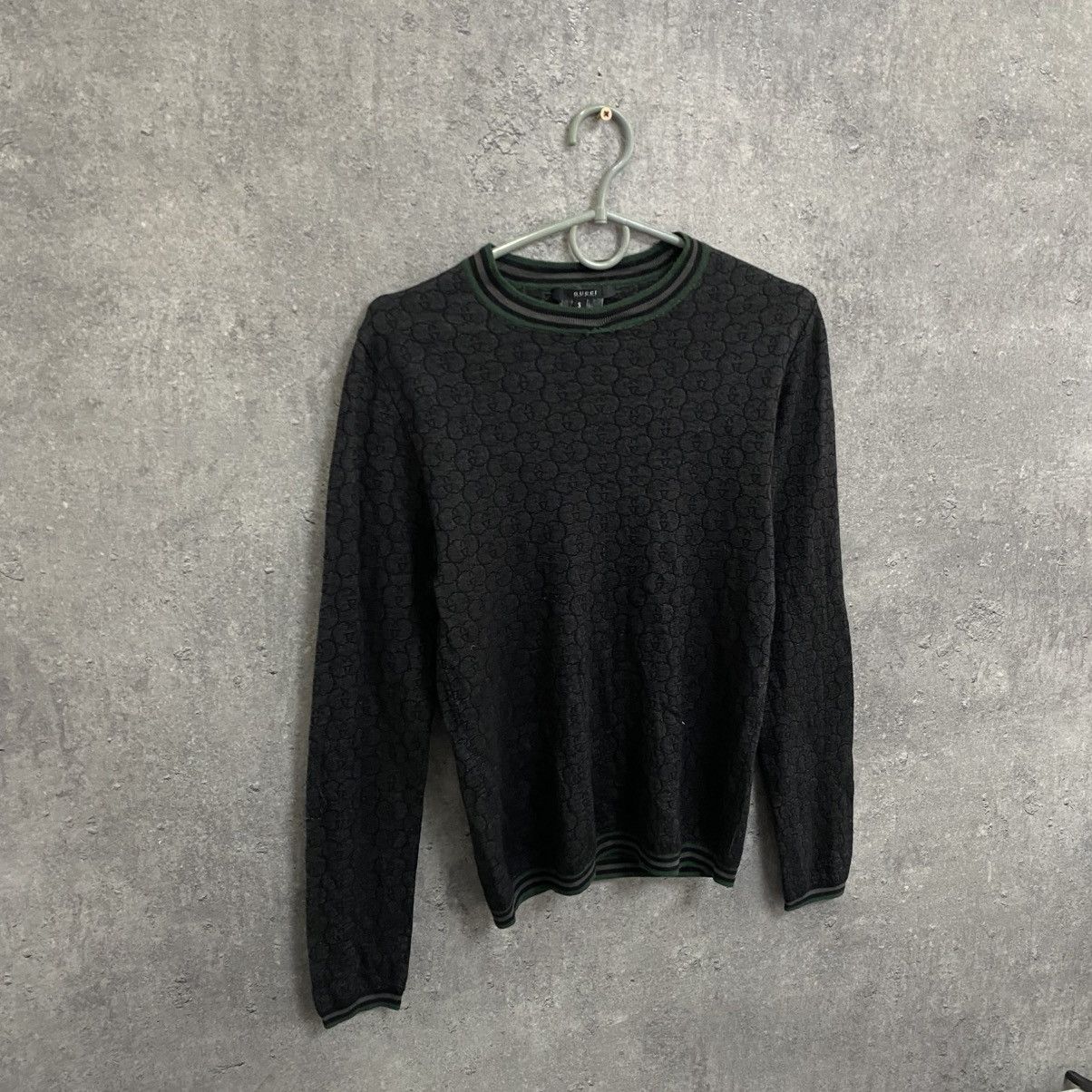 Gucci Vintage Gucci Monogram Wool Sweater Size US S / EU 44-46 / 1 - 3 Thumbnail