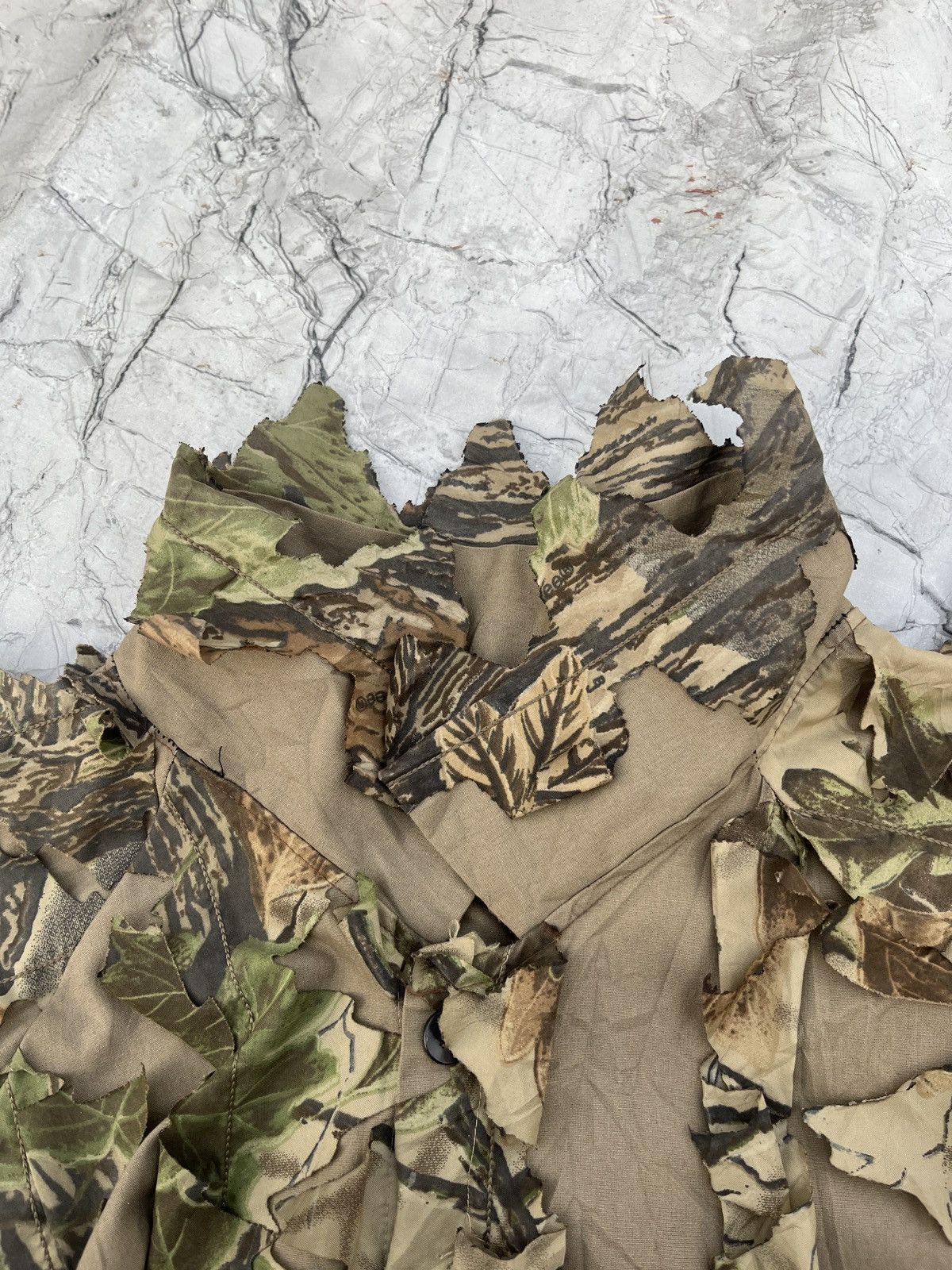 Vintage Game Hunter 3D Leafy Ghillie Suit Shacket