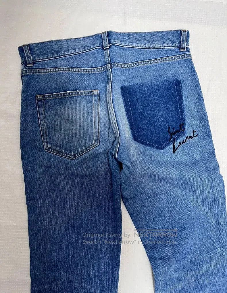 Saint Laurent Paris Saint Laurent Paris SLP Blue Jeans. Size US 30 / EU 46 - 5 Thumbnail