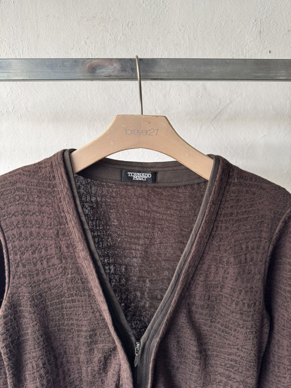 If Six Was Nine Vintage tornado mart croc pattern zipper cardigan Size US S / EU 44-46 / 1 - 8 Thumbnail