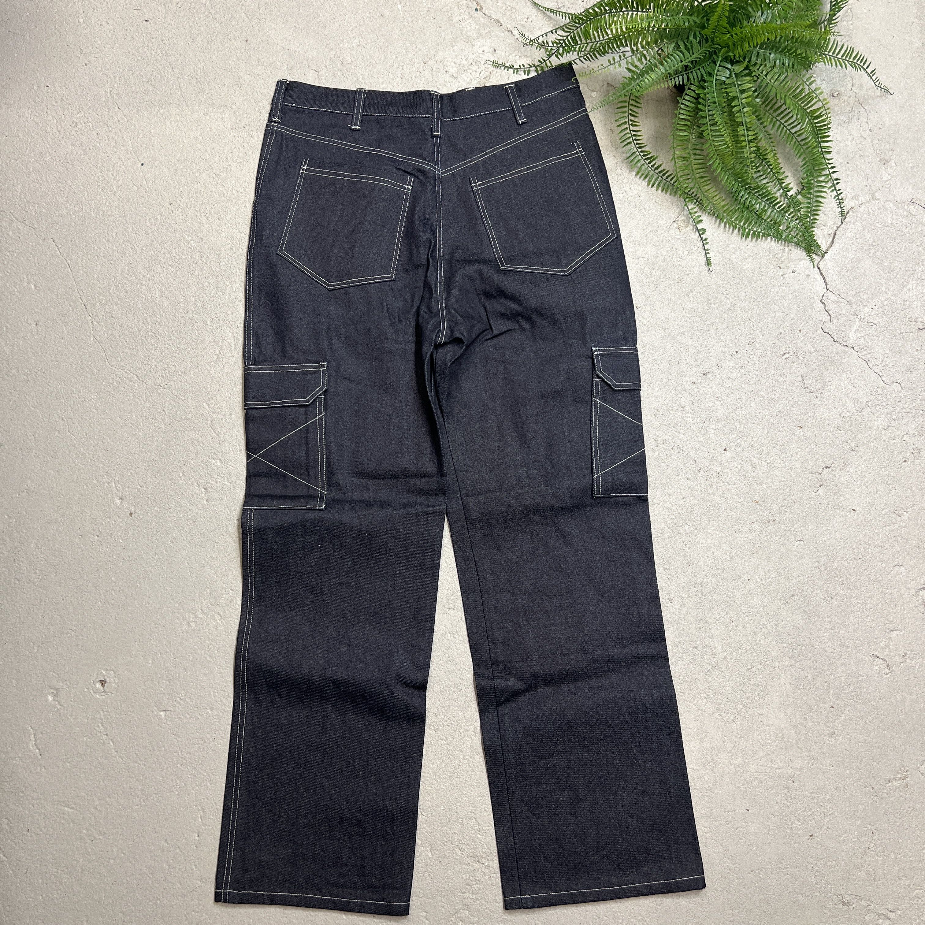 Yeezy Yeezy Kanye West Szn X Raw Denim Jean Sample 1/1 Size US 33 - 2 Thumbnail