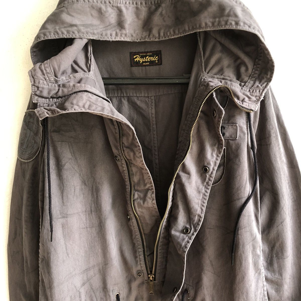 Hysteric Glamour HYSTERIC GLAMOUR Women’s Distressed Military Hooded Jacket Size S / US 4 / IT 40 - 12 Thumbnail