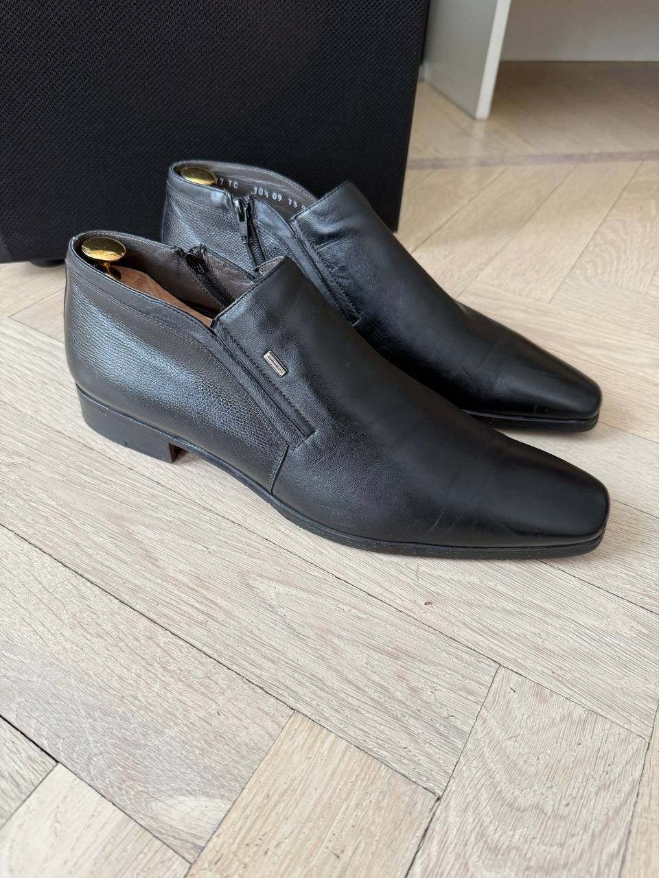 Moreschi Black Moreschi leather zip shoes Size US 10.5 / EU 43-44 - 3 Thumbnail