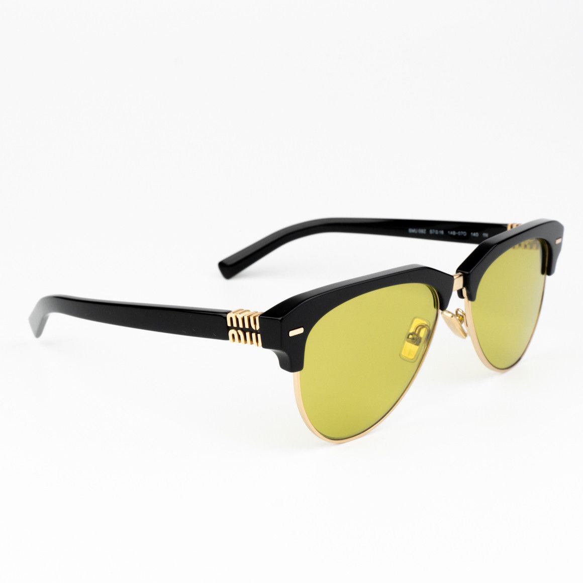 Miu Miu NEW Miu Miu MU09ZS 1AB07O RUNWAY Unisex Sunglasses Size ONE SIZE - 4 Thumbnail