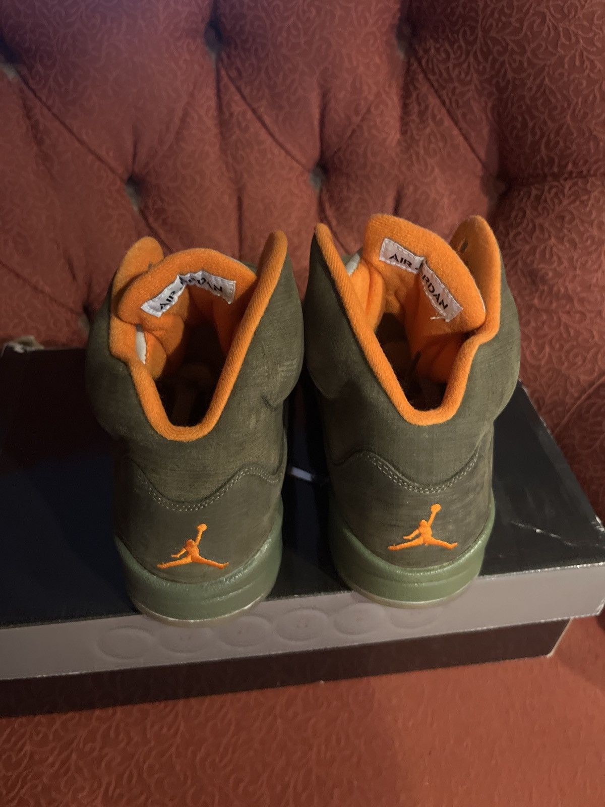 Jordan Brand × Nike 2006* Olive Jordan 5 Size US 10.5 / EU 43-44 - 4 Thumbnail