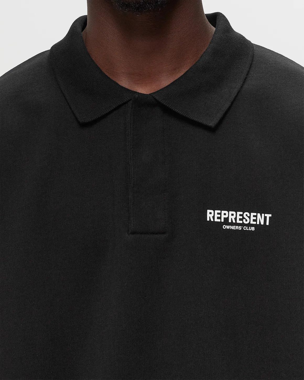 Represent Clo. REPRESENT OWNERS CLUB LS POLO SWEAT Size US XL / EU 56 / 4 - 3 Thumbnail