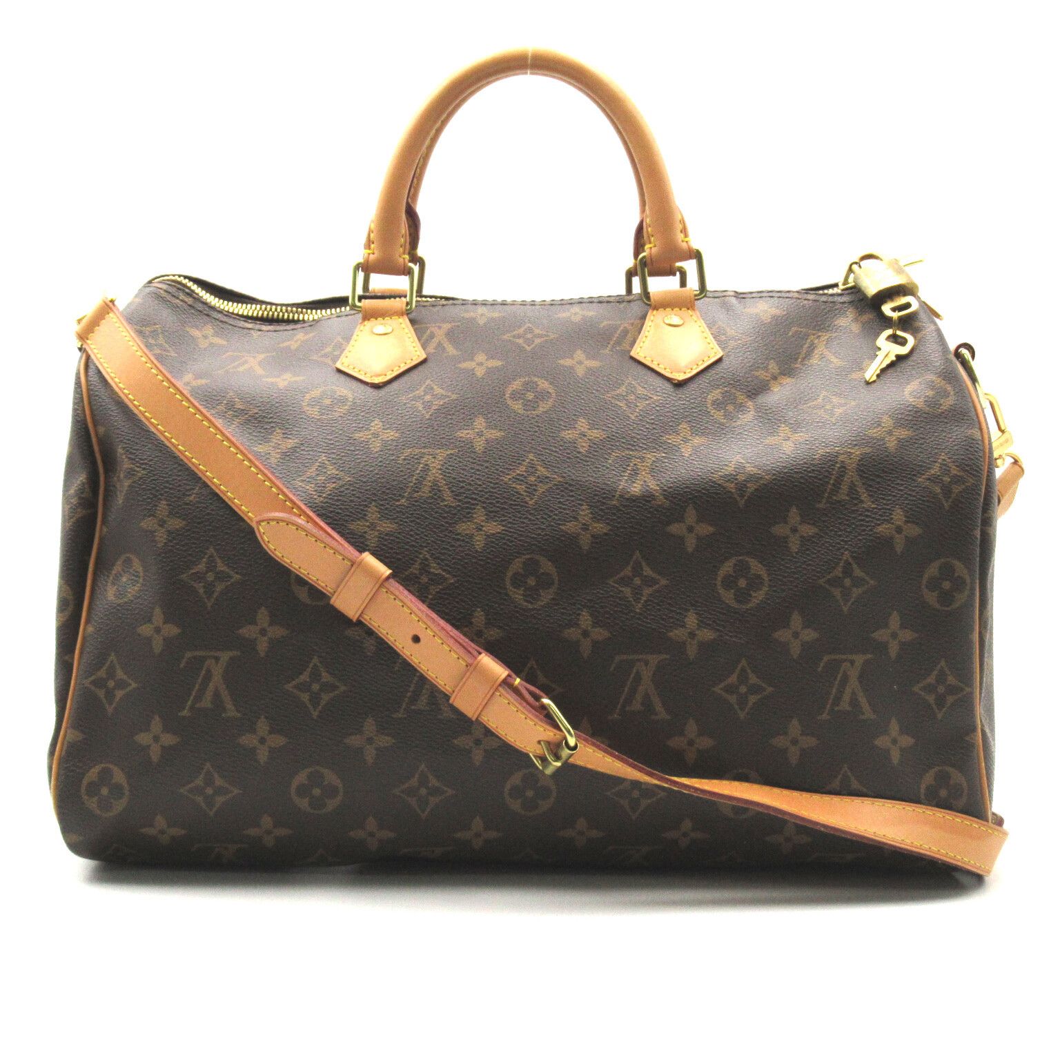 Louis Vuitton Speedy Bandouliere 35 2way Shoulder Bag Monogram