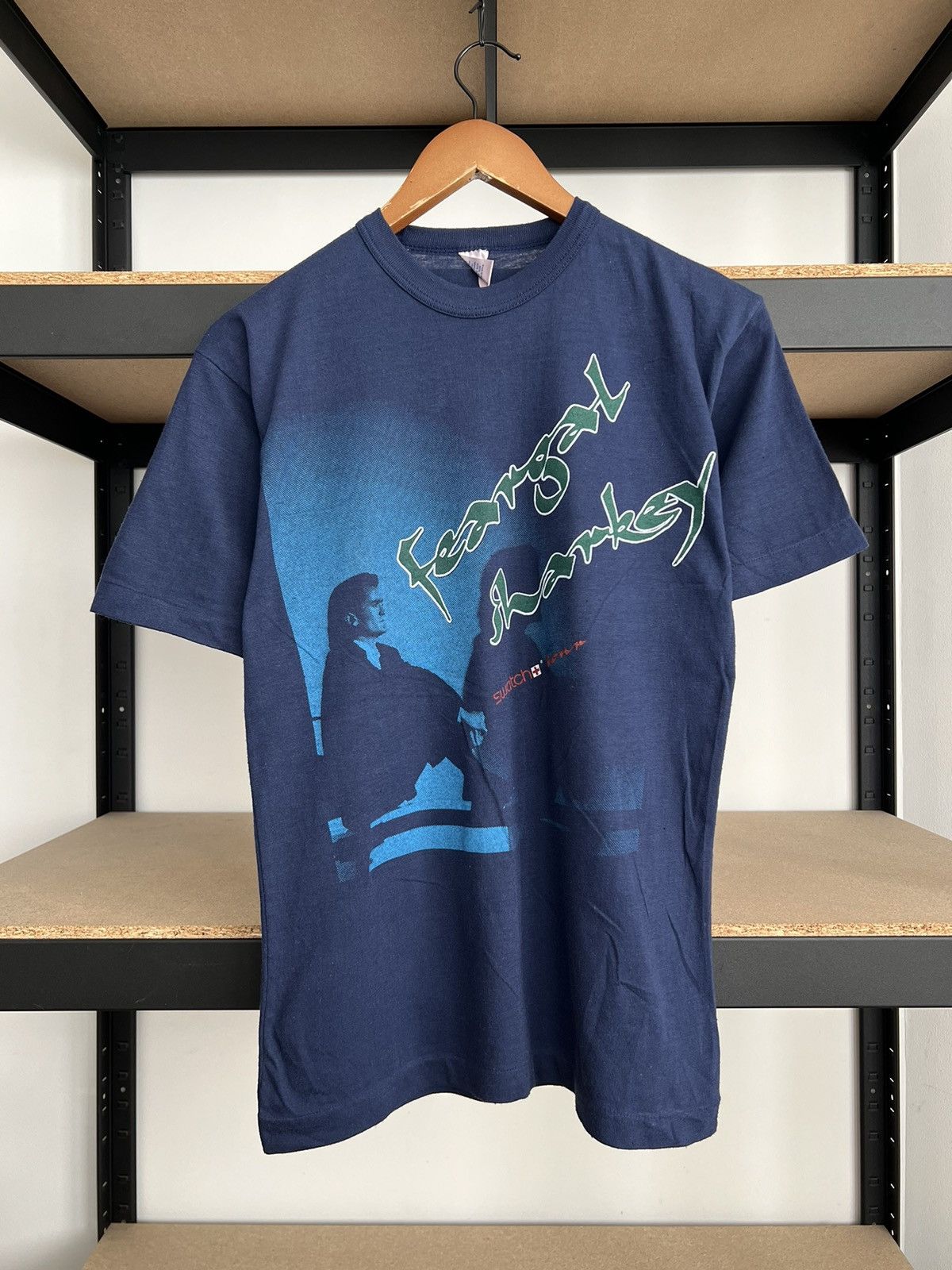 Band Tees Vintage 80s Fergal Sharkey Swatch The Undertones T-shirt Size US M / EU 48-50 / 2 - 1 Thumbnail
