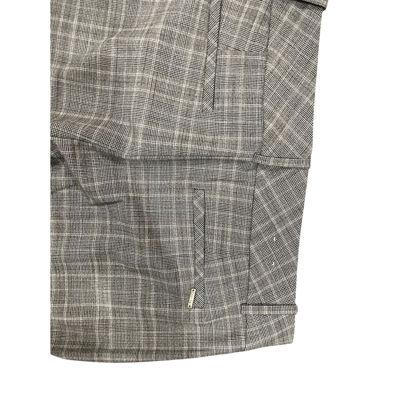 Calvin Klein Plaid Dress Slacks Trousers Pants Career Academia Preppy Size 28" / US 6 / IT 42 - 4 Thumbnail
