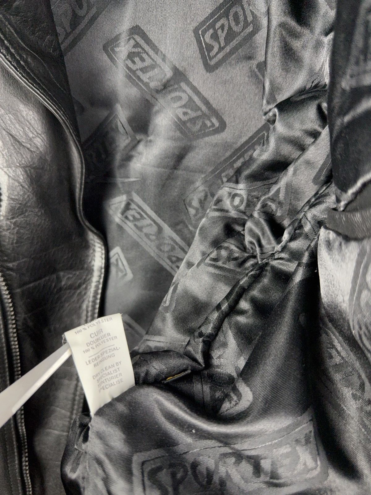 Leather Vntg 00s Heavy Leather Racing MOTO Bomber Jacket Punk Size US S / EU 44-46 / 1 - 22 Thumbnail