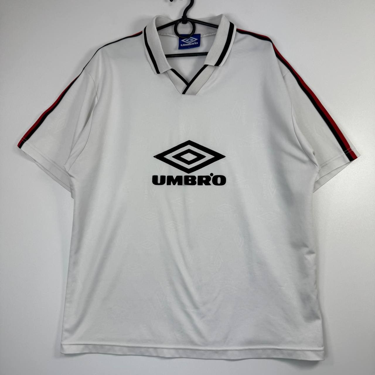 Umbro Umbro Logo Polo T-Shirt White Mens L Size US L / EU 52-54 / 3 - 1 Thumbnail
