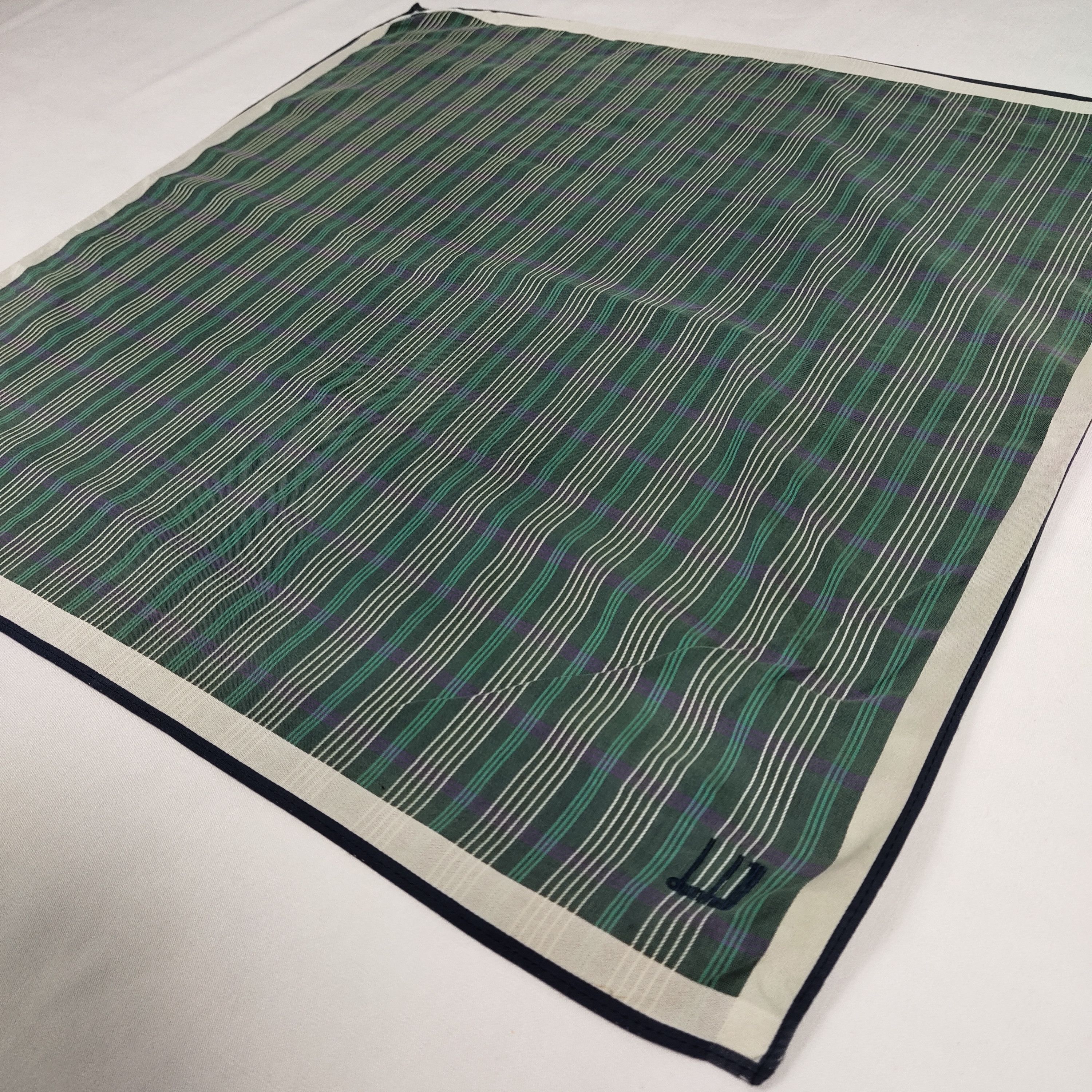 Alfred Dunhill × Vintage Alfred Dunhill Handkerchief / Neckerchief / Bandana FZ300 Size ONE SIZE - 4 Thumbnail