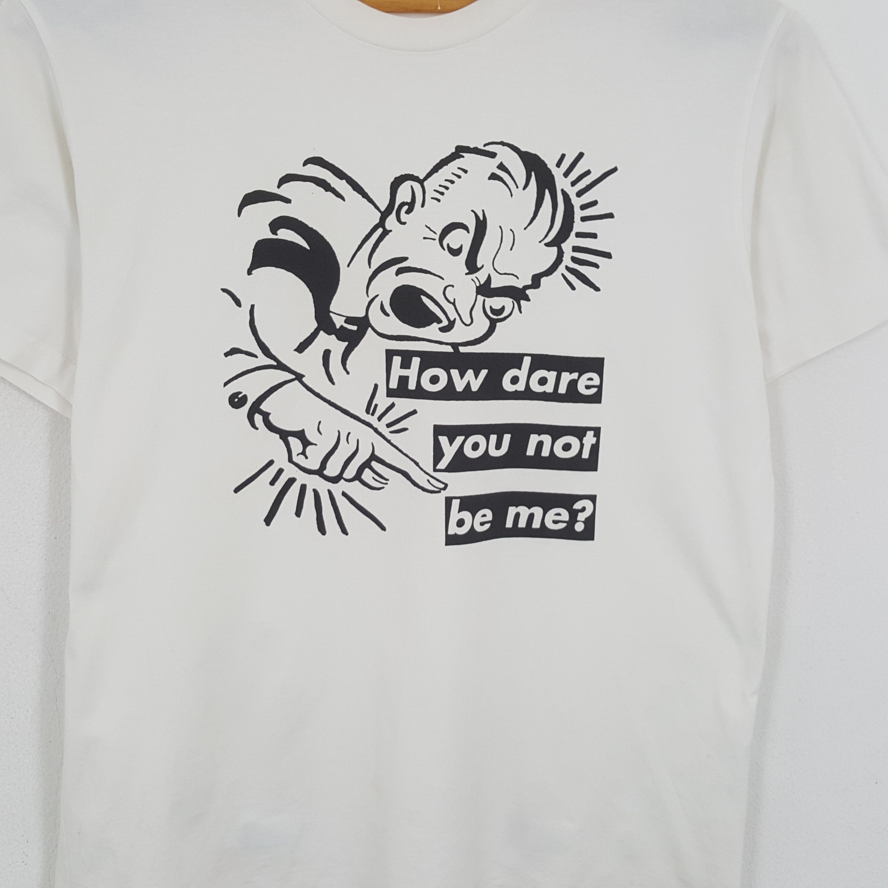 Barbara Kruger × Japanese Brand × Vintage Vintage BARBARA KRUGER American Art Artist T-Shirt Size US XL / EU 56 / 4 - 2 Thumbnail