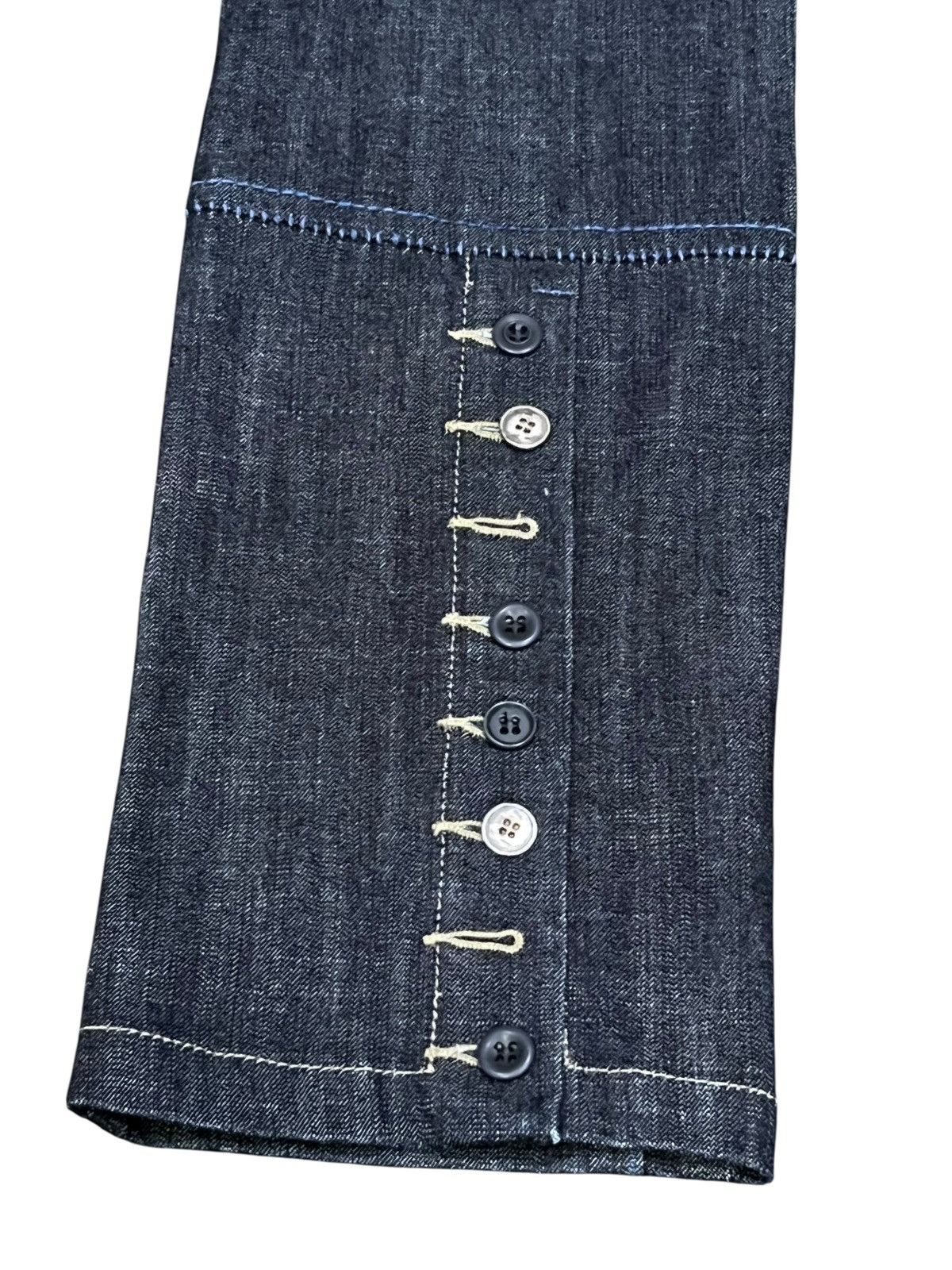 Marithe + Francois Girbaud × Vintage 🔥Vintage MARITHE FRANCOIS GIRBAUD Buttons Leg Straight Fit Size 28" / US 6 / IT 42 - 9 Thumbnail