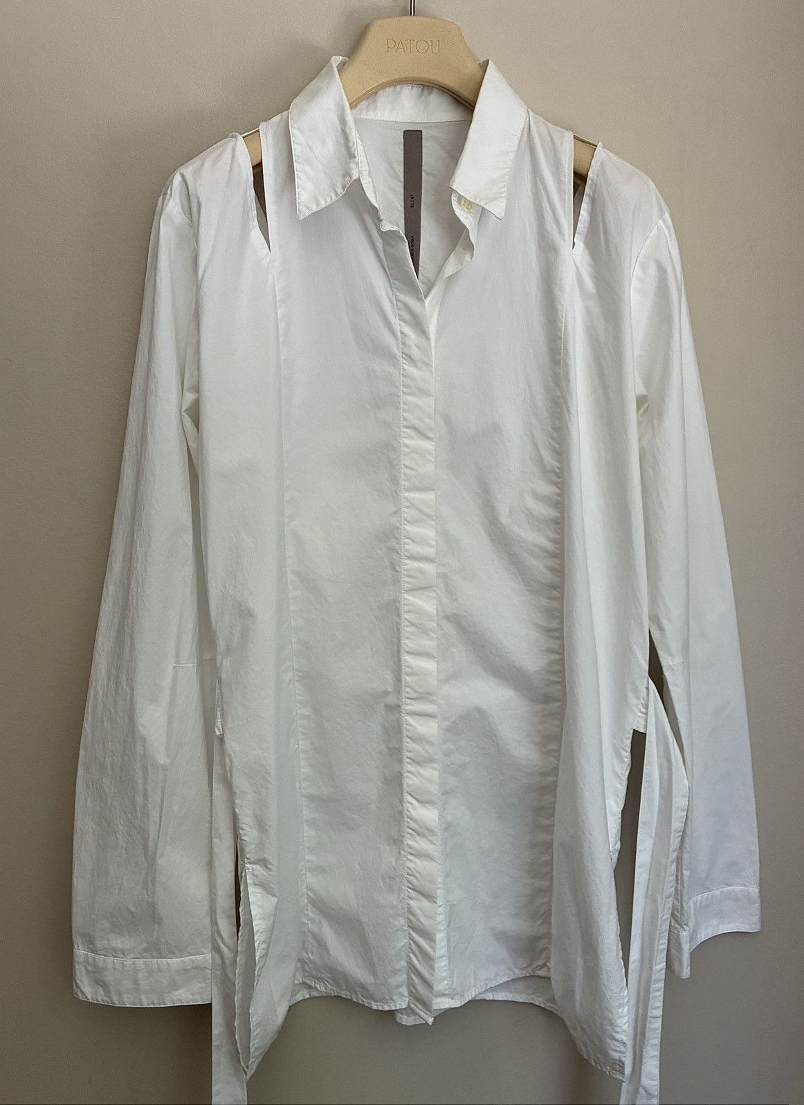 Damir Doma Silent Damir Doma Bondage Strap Cold Shoulder Shirt Size US L / EU 52-54 / 3 - 3 Thumbnail