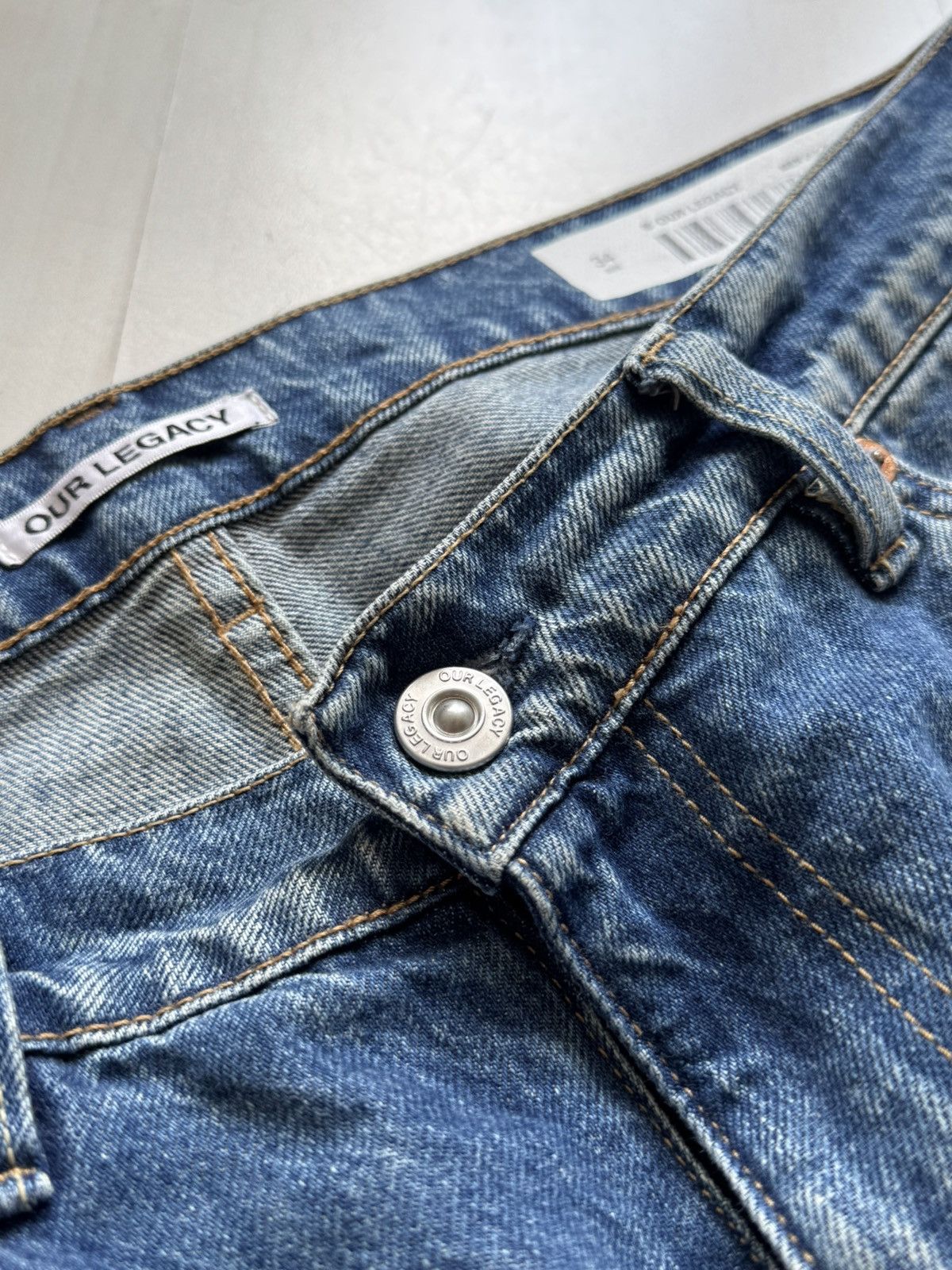 Our Legacy Our Legacy Sabot Cut Jeans 34 Coastal Wash Size US 34 / EU 50 - 9 Thumbnail