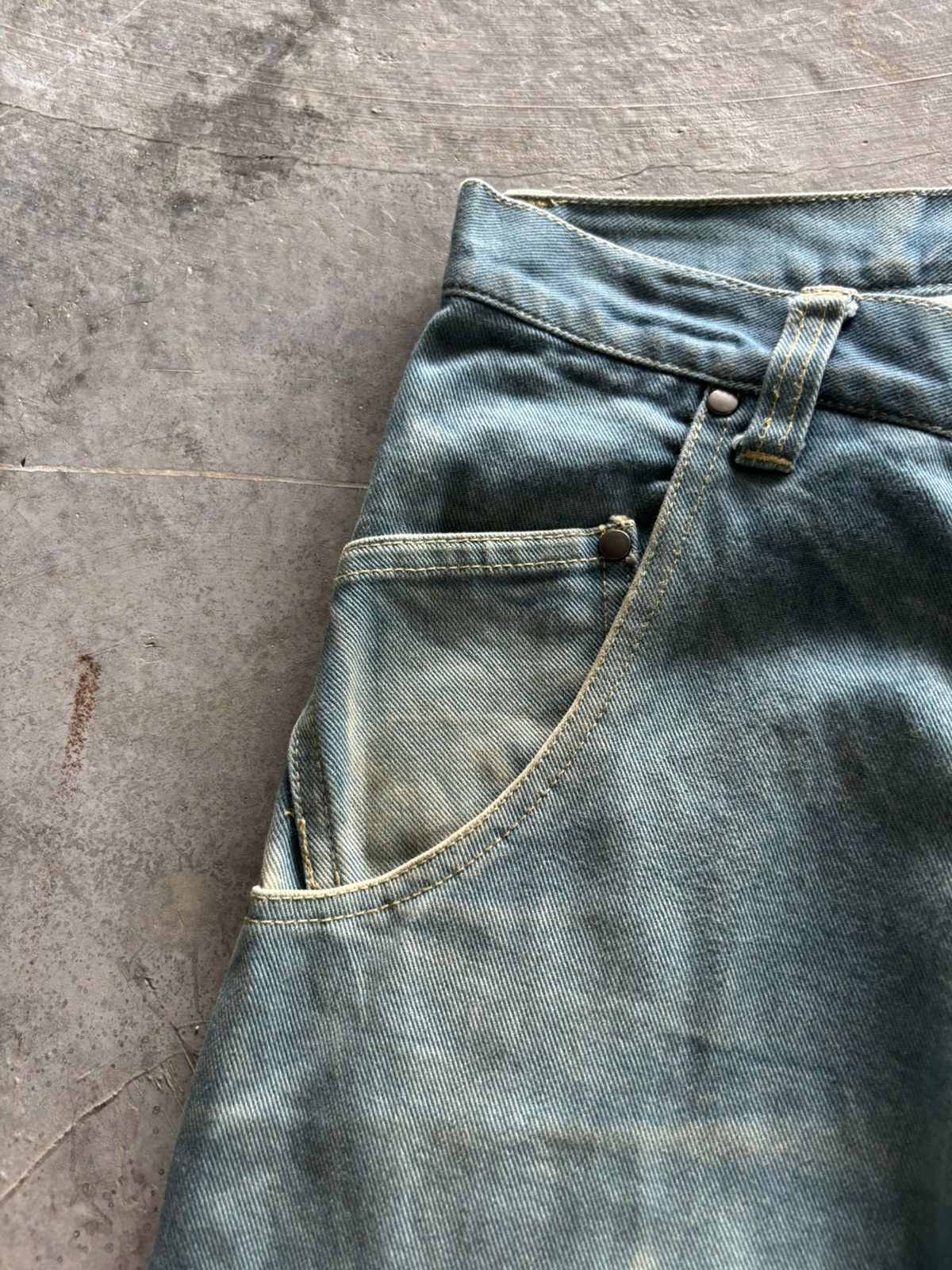 Diet Butcher Slim Skin RARE diet butcher slim skin jeans rainbow zipper leg Size US 32 / EU 48 - 9 Thumbnail