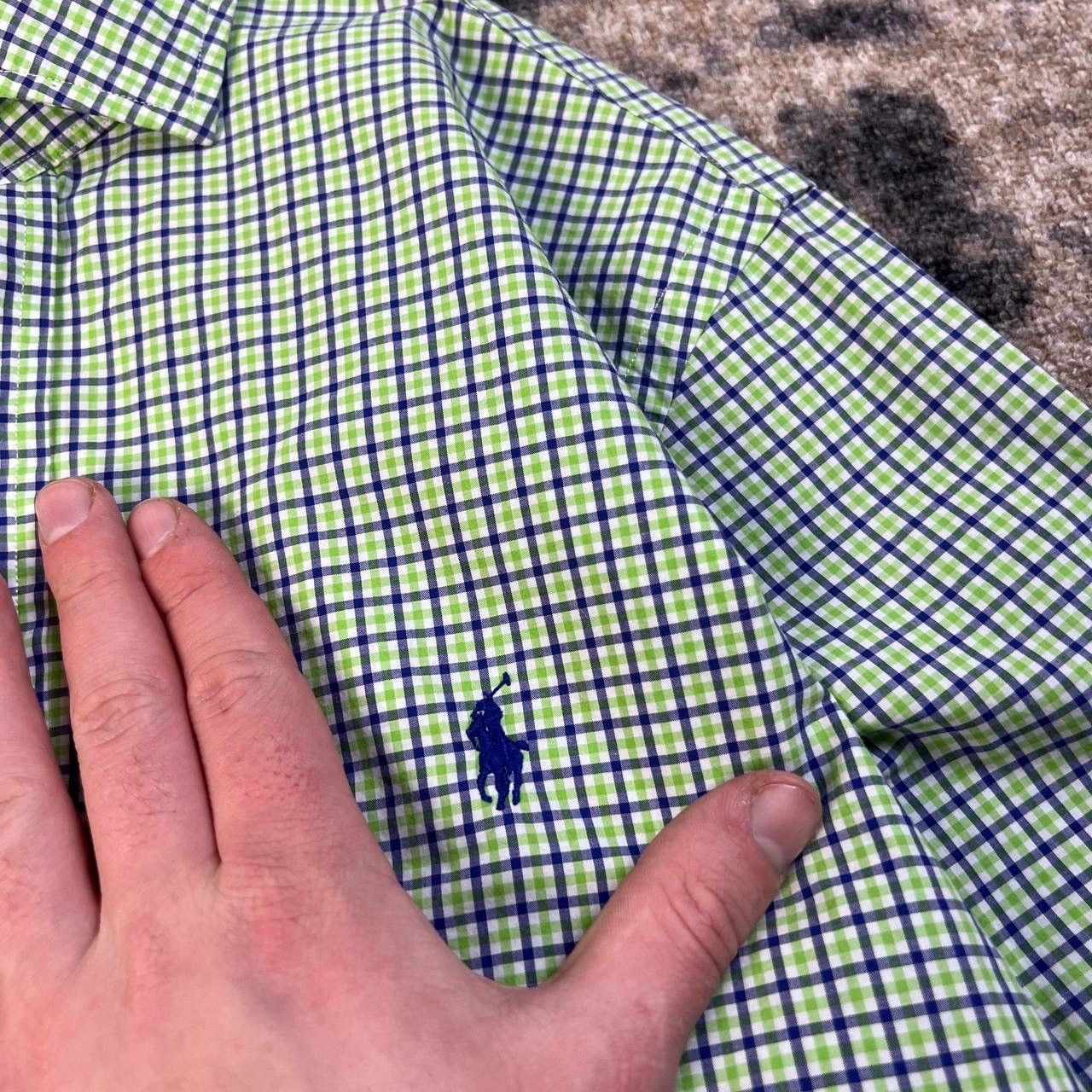 Polo Ralph Lauren Polo Ralph Lauren Luxury Mini Logo Checkered Button Up Shirt Size US M / EU 48-50 / 2 - 4 Thumbnail