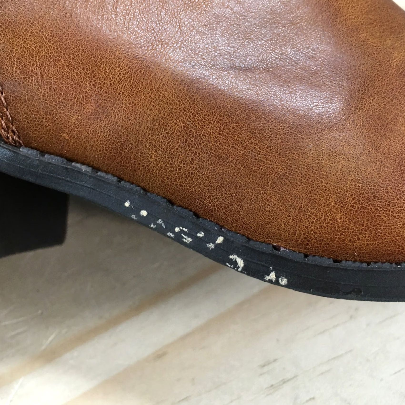 American Eagle Outfitters American Eagle Boots Womens 9.5 Ankle Bootie Brown Faux Leather Casual Block Size US 10 / IT 40 - 7 Thumbnail