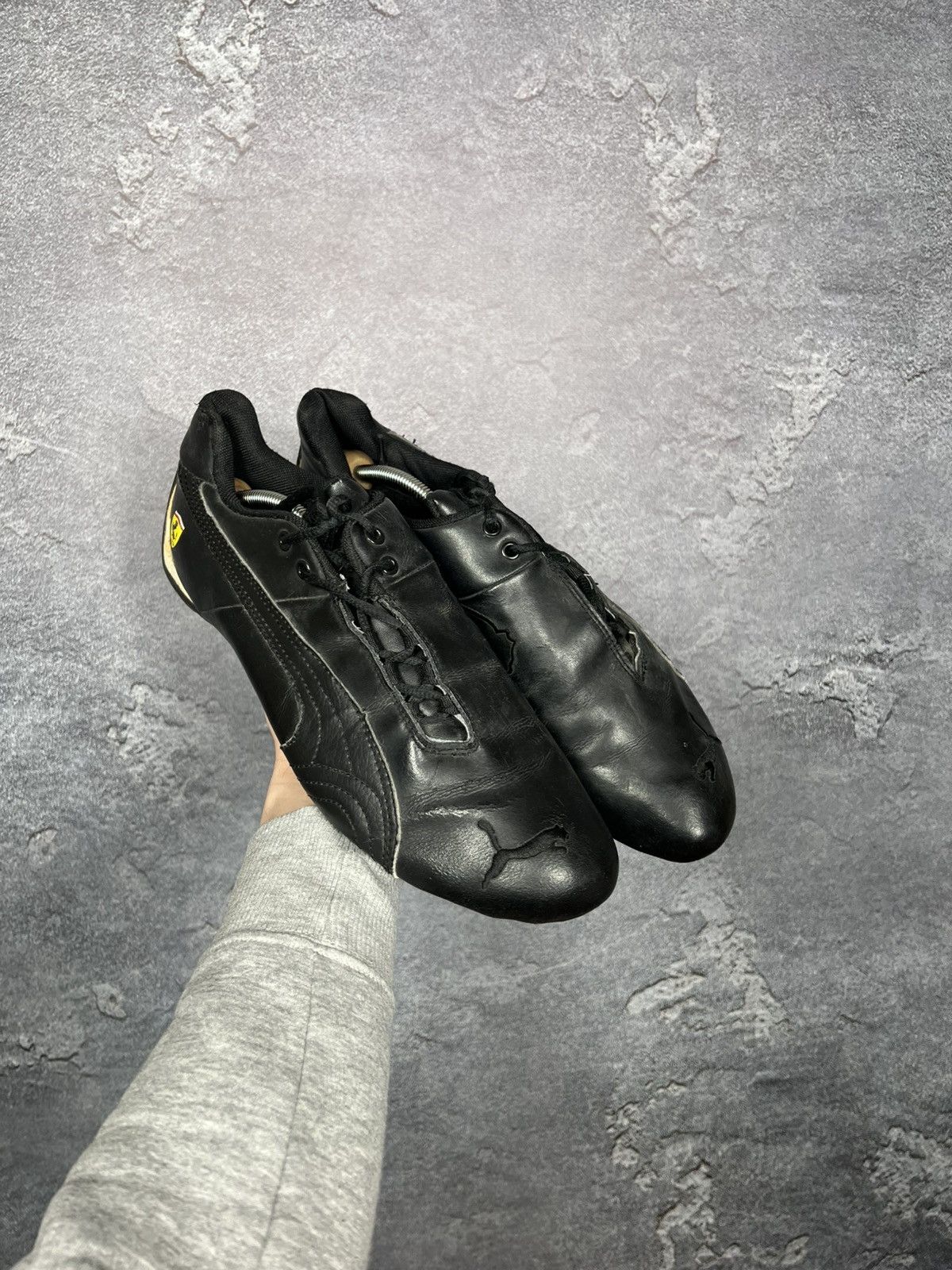 Puma Vintage Puma Ferrari Speed Cat F1 Low Leather Shoes Sneakers Size US 11 / EU 44 - 4 Thumbnail