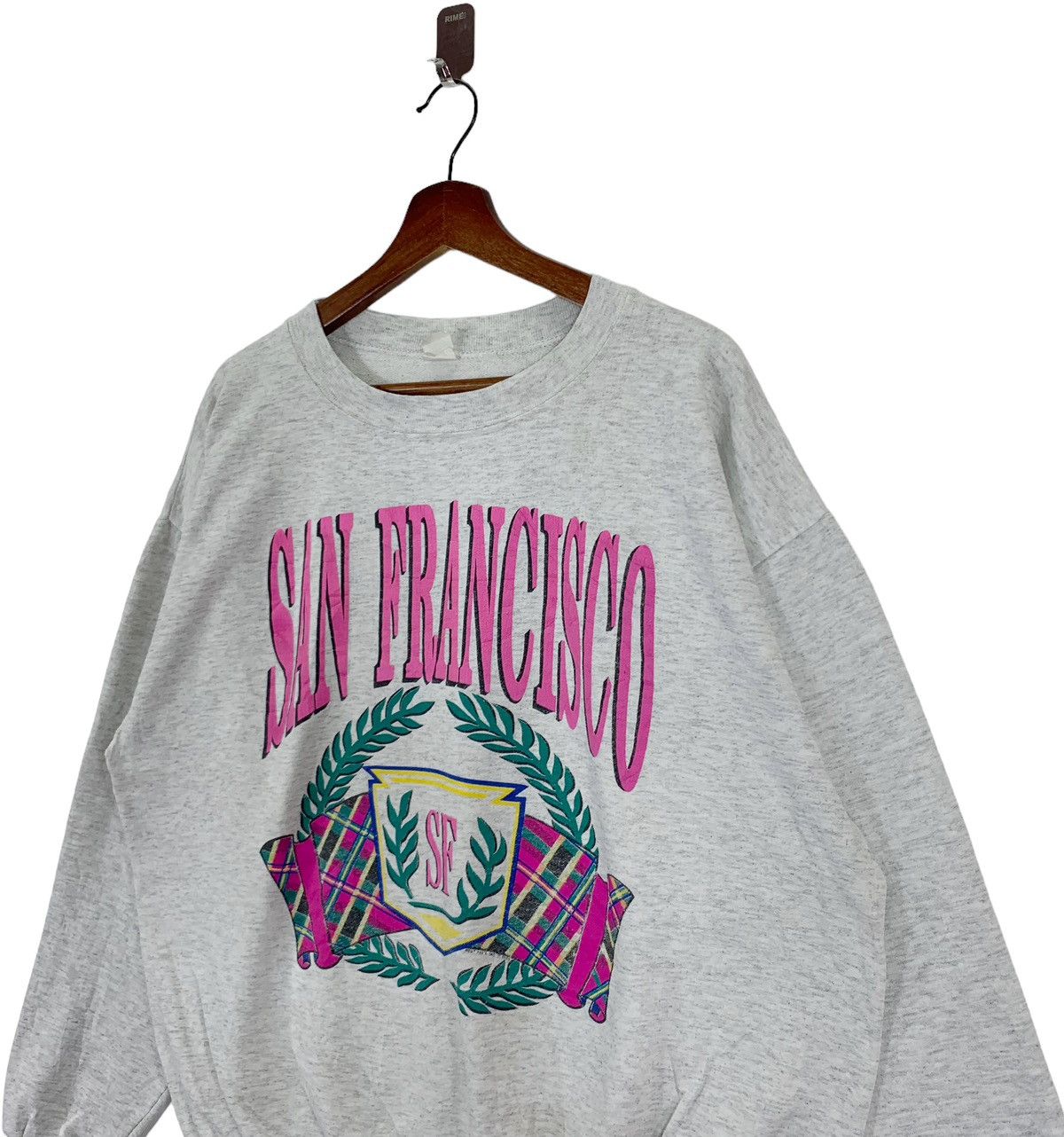 Vintage 🔥🔥🔥VINTAGE 90S SAN FRANCISCO SF PULLOVER CREWNECK Size US L / EU 52-54 / 3 - 3 Thumbnail